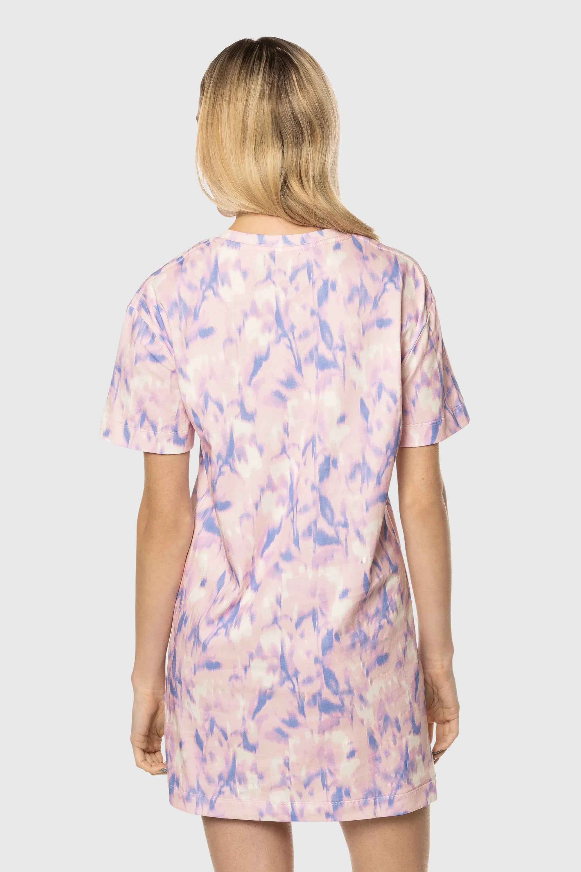 Women's Casual Short Sleeve Tee Dress - Soft Cotton Blend T-Shirt Dress for Summer, Lounge, Travel & Everyday Wear