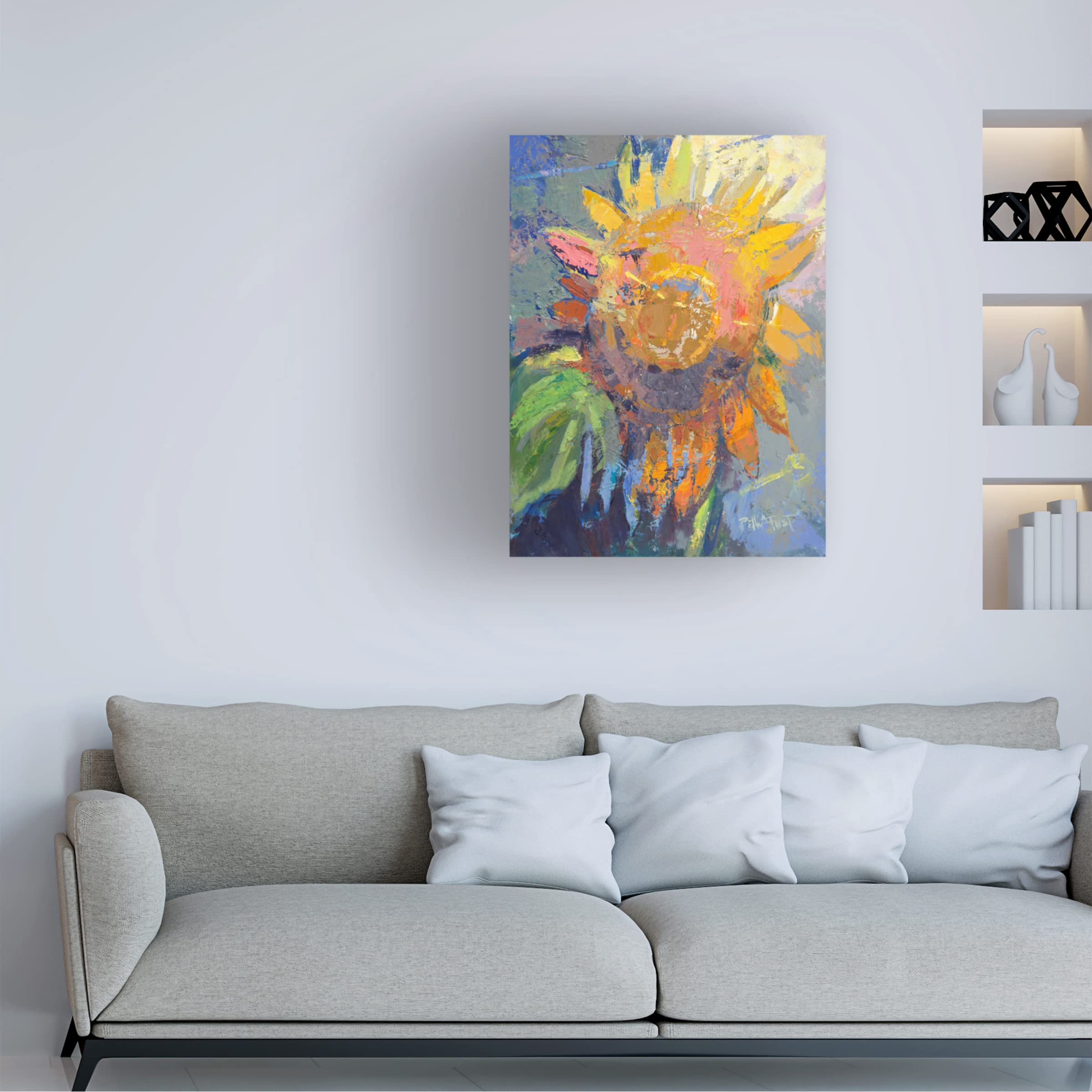 Beth A. Forst 'Alberta' Canvas Wall Art Print - Handmade Landscape Painting for Living Room, Bedroom & Office Decor - Trademark Fine Art Collection