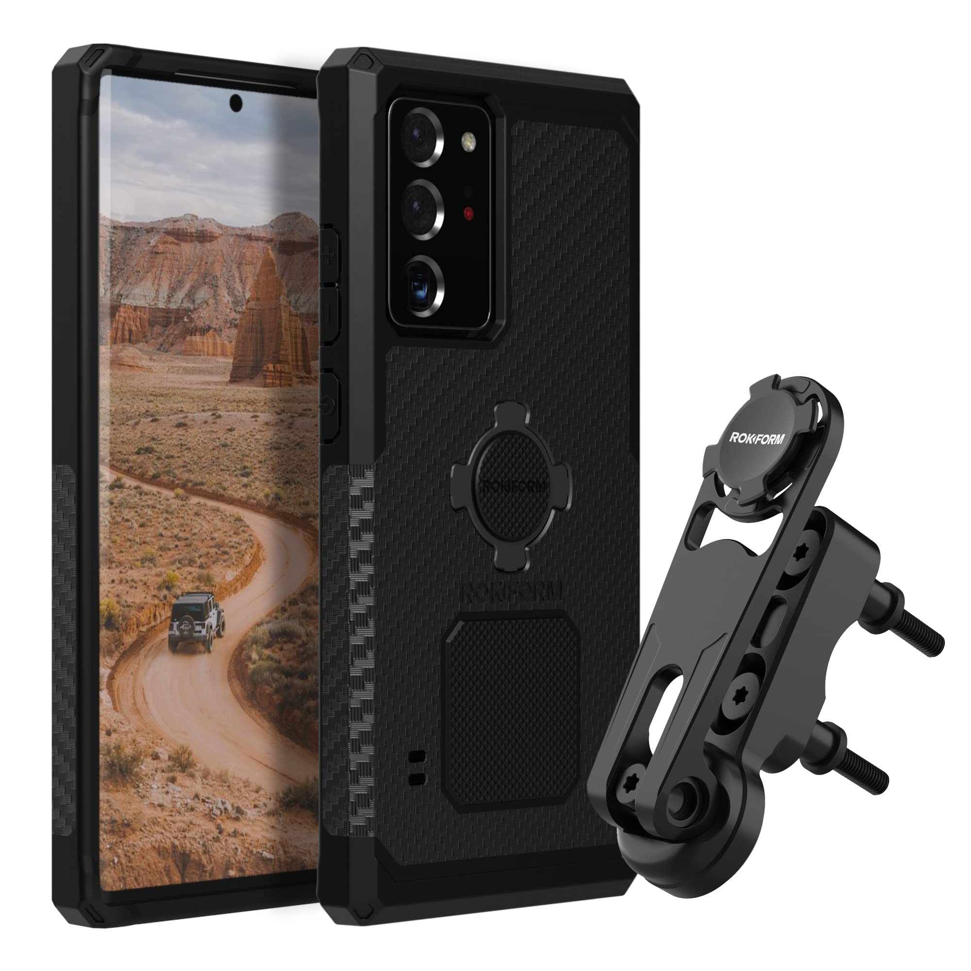 Rokform Rugged Case for Samsung Galaxy Note 20 Ultra with Motorcycle Phone Mount | Shockproof Protective Cover for Biking, Commuting & Outdoor Adventures