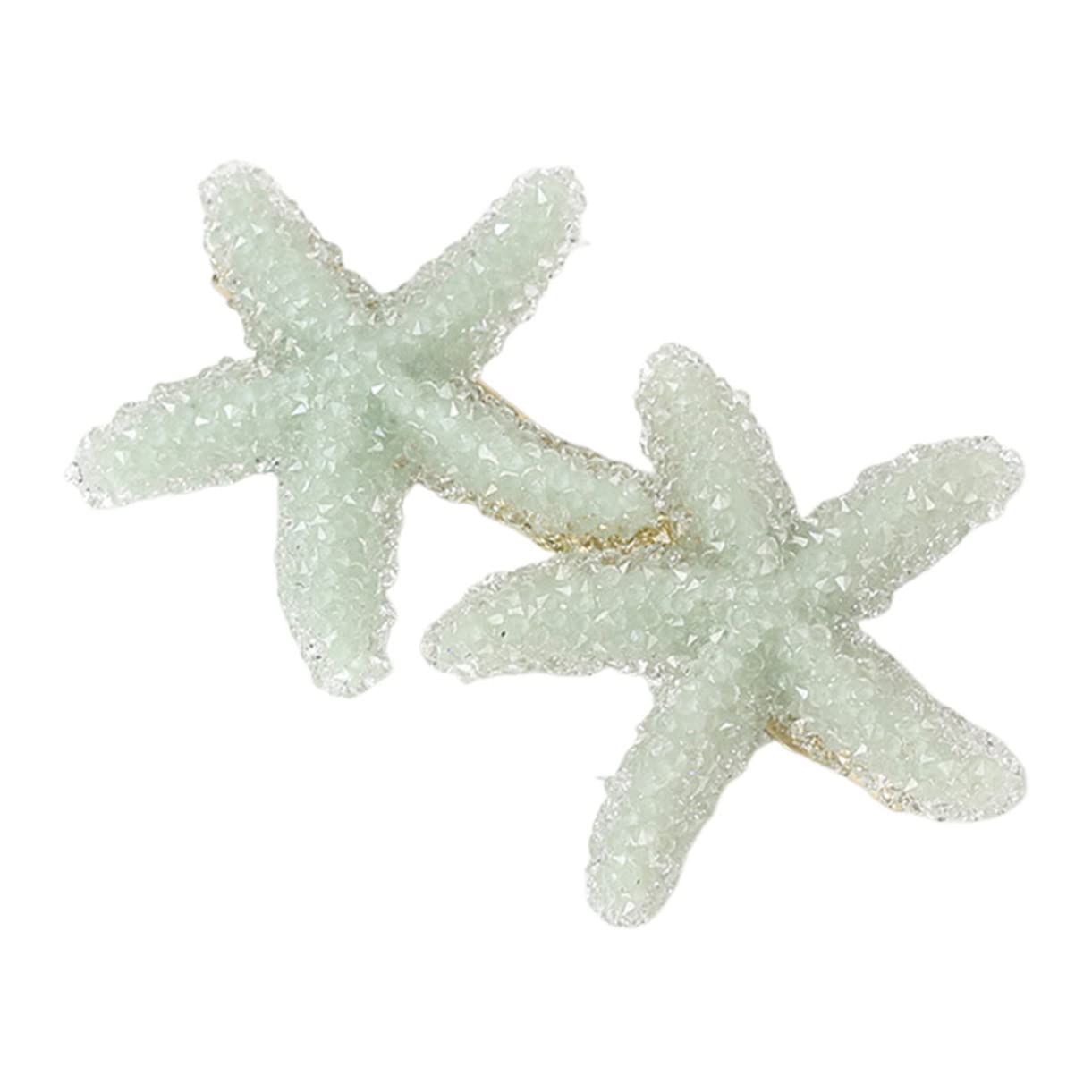 Minkissy Glitter Star Hair Clip for Women & Girls - Alloy Hairpin Accessories for Parties & Daily Wear