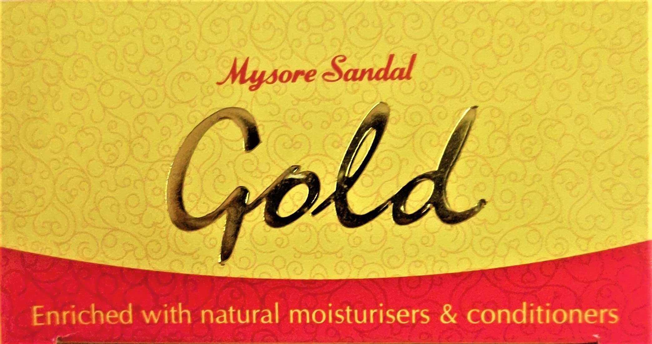 Mysore Sandal Gold Soap - 150g Natural Luxury Sandalwood Soap for Skin Care & Aromatherapy - Pack of 1 - Perfect for Daily Bathing, Gifting & Relaxation