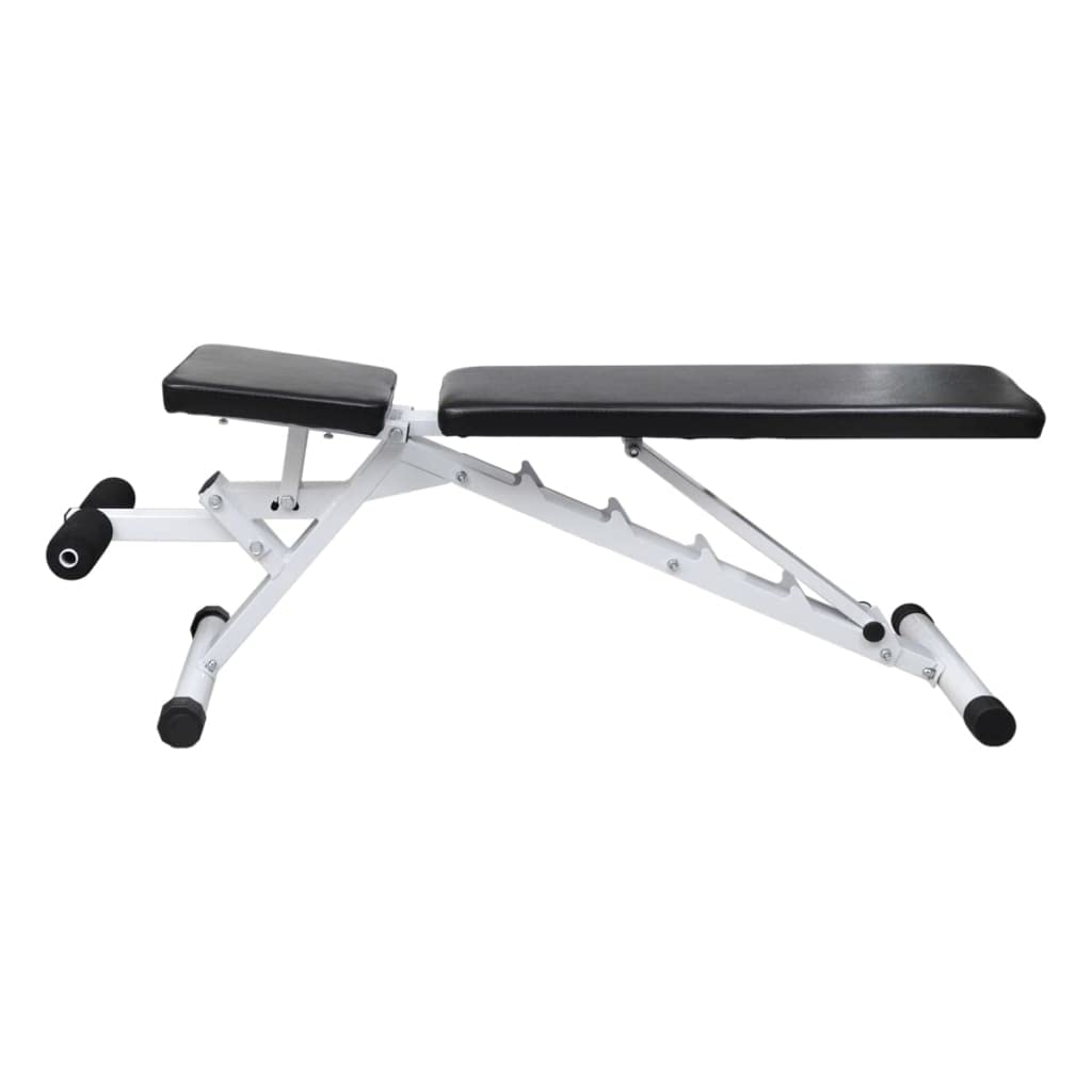 vidaXL Adjustable Workout Bench - Heavy-Duty Steel, 5 Backrest Levels for Home & Gym Fitness