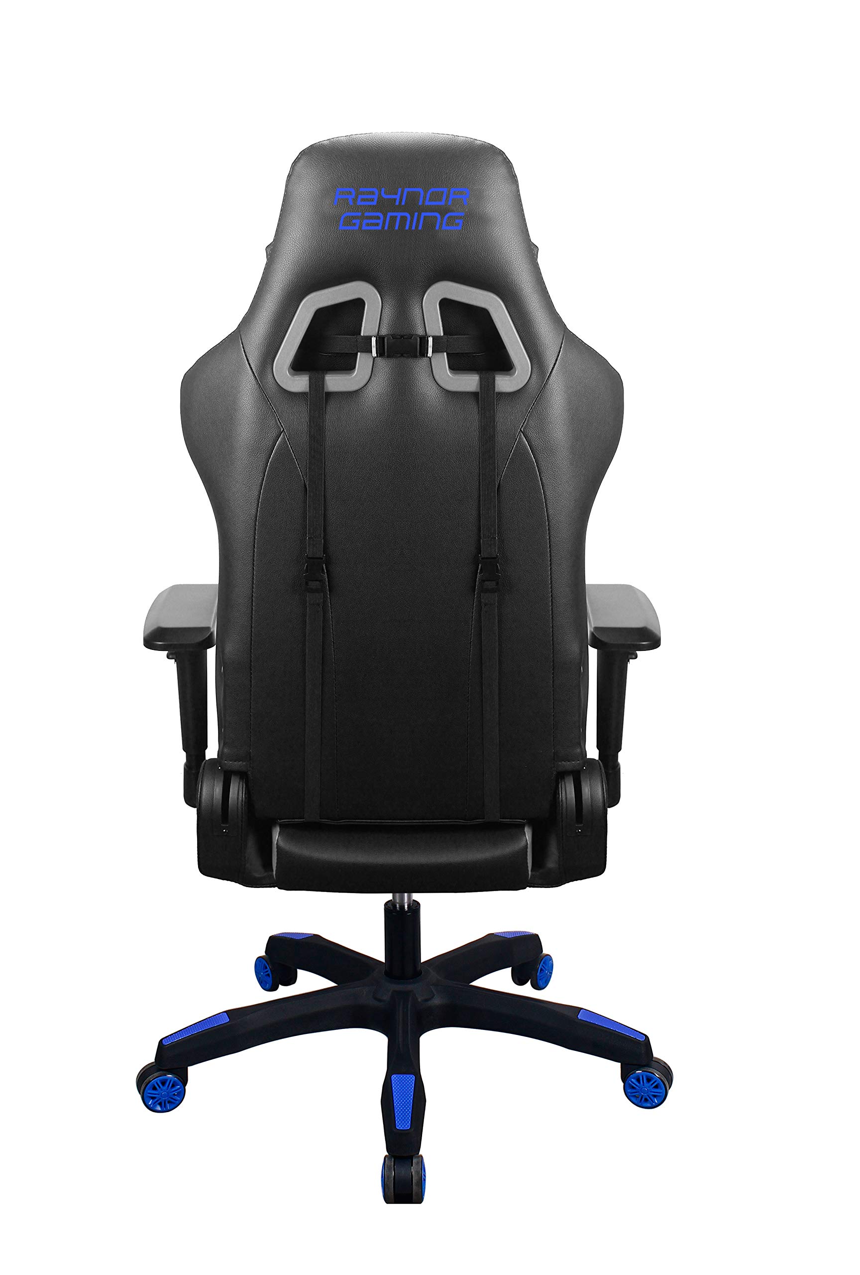 Energy Pro Series Gaming Chair - Ergonomic High-Back Racing Style with Outlast Technology, Adjustable 4D Armrests, Mesh & PU Leather, Lumbar Support & Headrest Pillow (Blue) - Perfect for PC Gaming, Office Work & Home Theater Seating