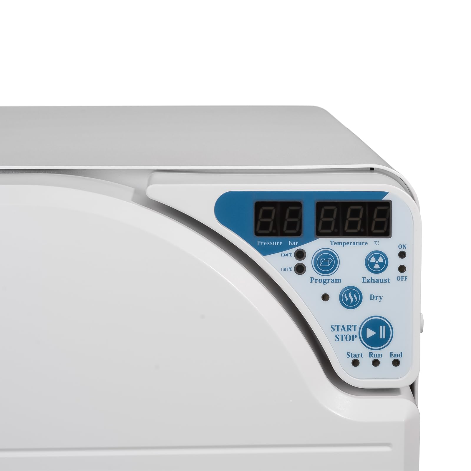 Digital LED Screen Automatic Steam Sterilizer Autoclave - High Temperature Class N Lab Equipment with Button Control & Heating Coil (16L) | Perfect for Medical, Dental, and Laboratory Instrument Sterilization