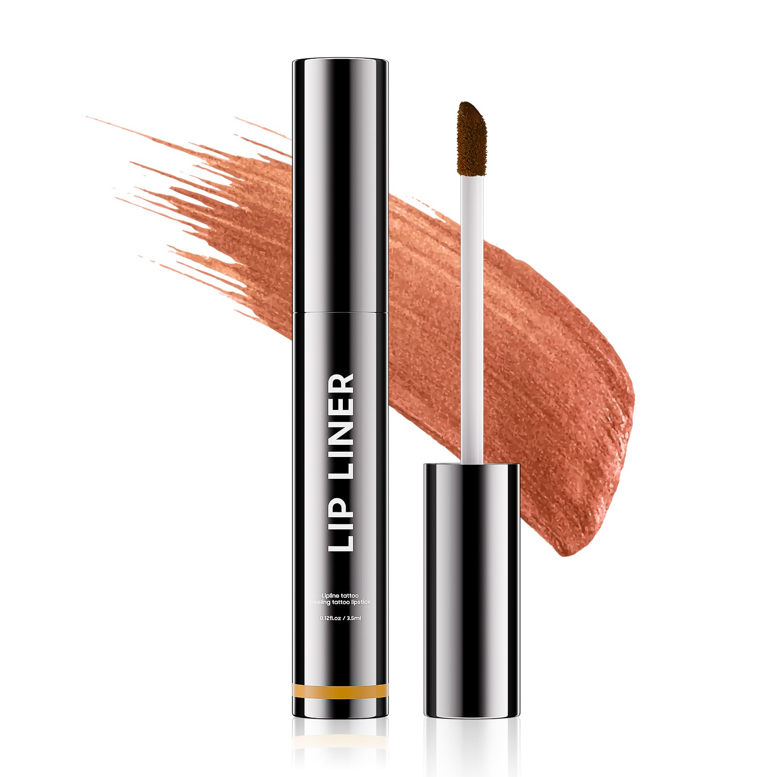 Long Lasting Waterproof Peel Off Lip Stain & Lip Liner - Non-Stick Cup, Comfortable Vivid Color for All-Day Wear (#01 Nude) | Perfect for Everyday Makeup, Parties, and Special Occasions