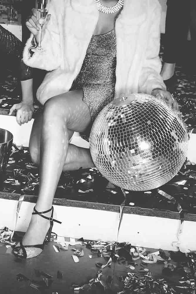 Disco Legs Art Print - Framed or Unframed Wall Decor for Living Room, Bedroom & Office | Retro Disco Party Theme