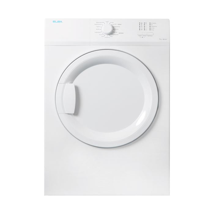 Elba EBD 750 V 7kg Air Vented Dryer - Compact & Energy Efficient Clothes Dryer for Small Spaces | Perfect for Apartments, Dorms & Laundry Rooms