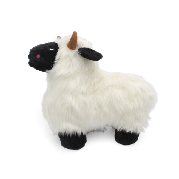 Zippy Paws Lettie the Sheep Plush Toy - Soft & Cuddly Wooliez Dog Toy for Chewing & Playtime | Perfect for Puppies, Small Dogs & Interactive Play at Home