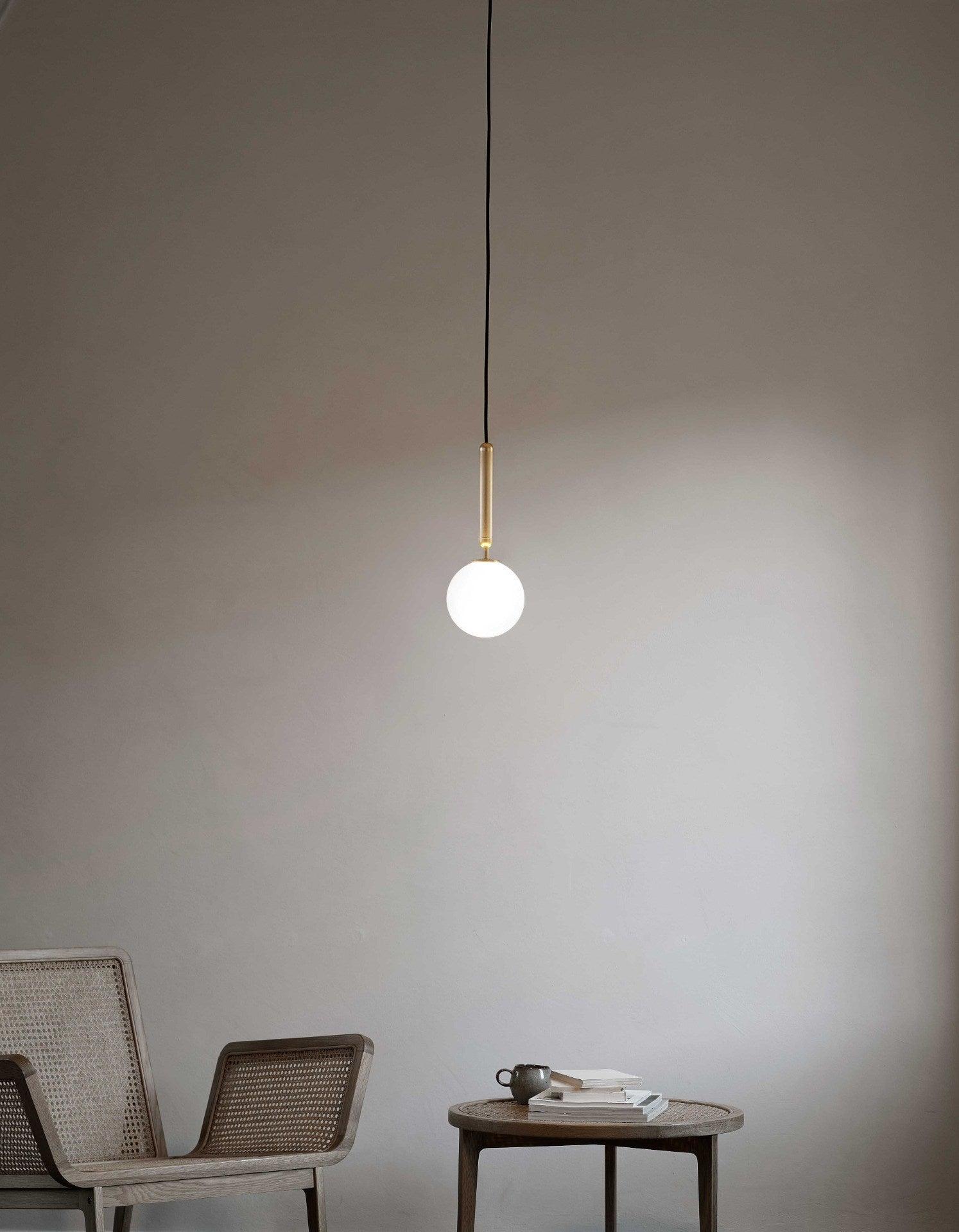 Elysian Glow Pendant Swag Light - Modern Adjustable Hanging Chandelier for Bedroom, Living Room & Dining Room Decor | Dimmable LED Lighting Fixture for Home & Office