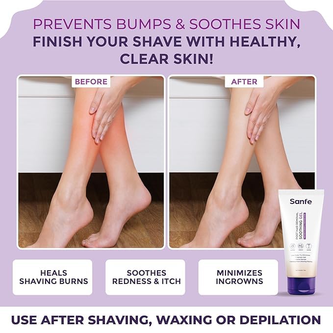 Sanfe Painless Hair Removal Kit with Spray Cream (112ml) & Soothing Gel (50g) - Fast 10-Minute Hair Removal for Chest, Legs, Arms & Underarms | Dermatologist Tested | Skin Detan & Smoothing | Perfect for Pre-Vacation Prep & Summer Ready Skin