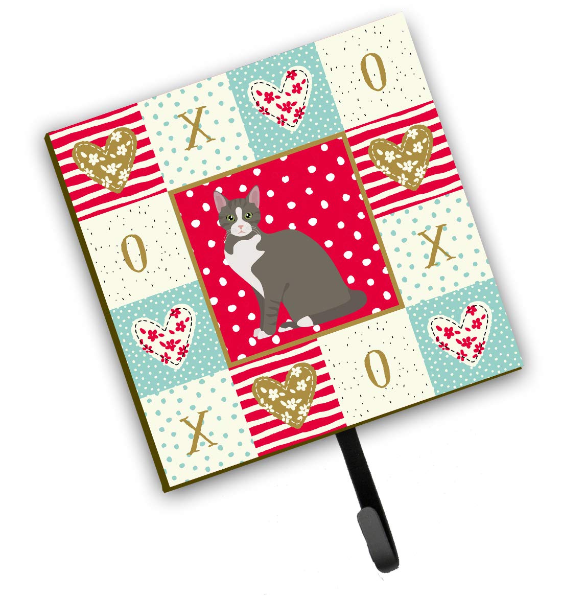 Brazilian Shorthair Cat Themed Wall Hooks - Colorful Key Holder & Leash Organizer for Pet Lovers | Perfect for Entryway, Kitchen & Pet Room Decor