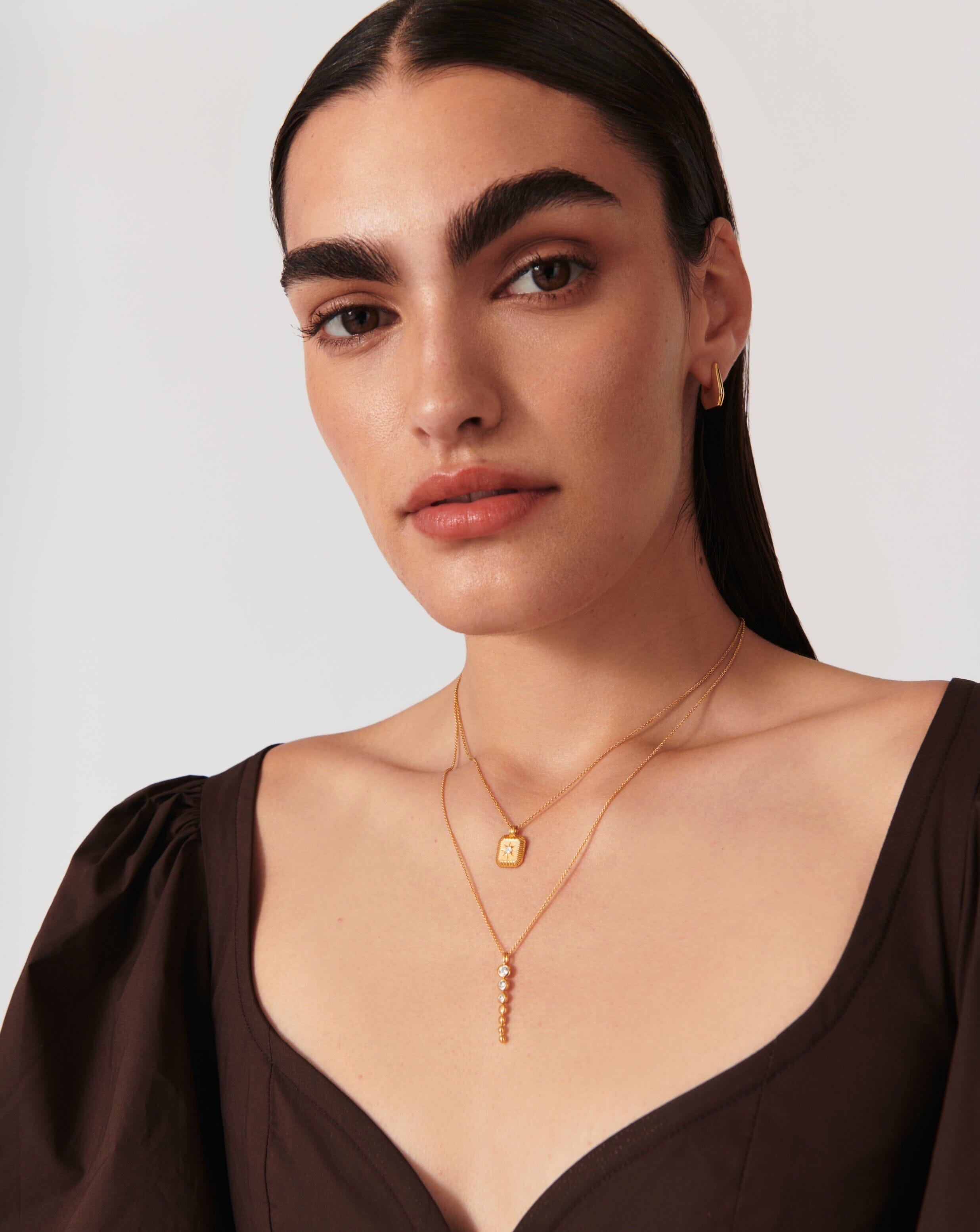 Beaded Stone Drop Pendant Necklace - Elegant Bohemian Jewelry for Women | Perfect for Parties, Weddings & Everyday Wear