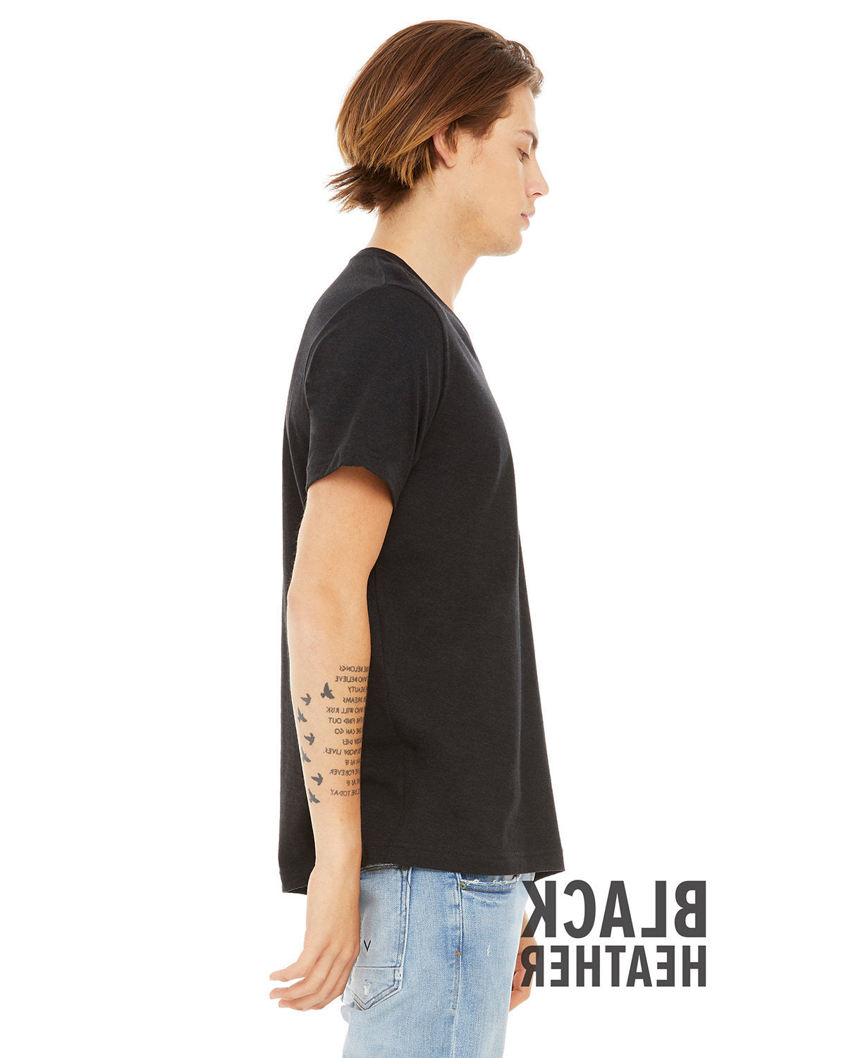Bella + Canvas 3005CVC Unisex V-Neck T-Shirt - Soft CVC Jersey Fabric for Men & Women - Perfect for Casual Wear, Workouts, and Everyday Comfort