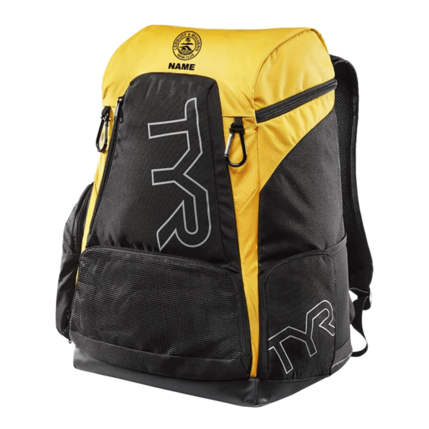 Ledbury & Malvern Swimming Club Team Backpack - Waterproof Swim Bag with Multiple Pockets for Swimsuits, Goggles & Towels - Perfect for Swim Meets, Training & Travel