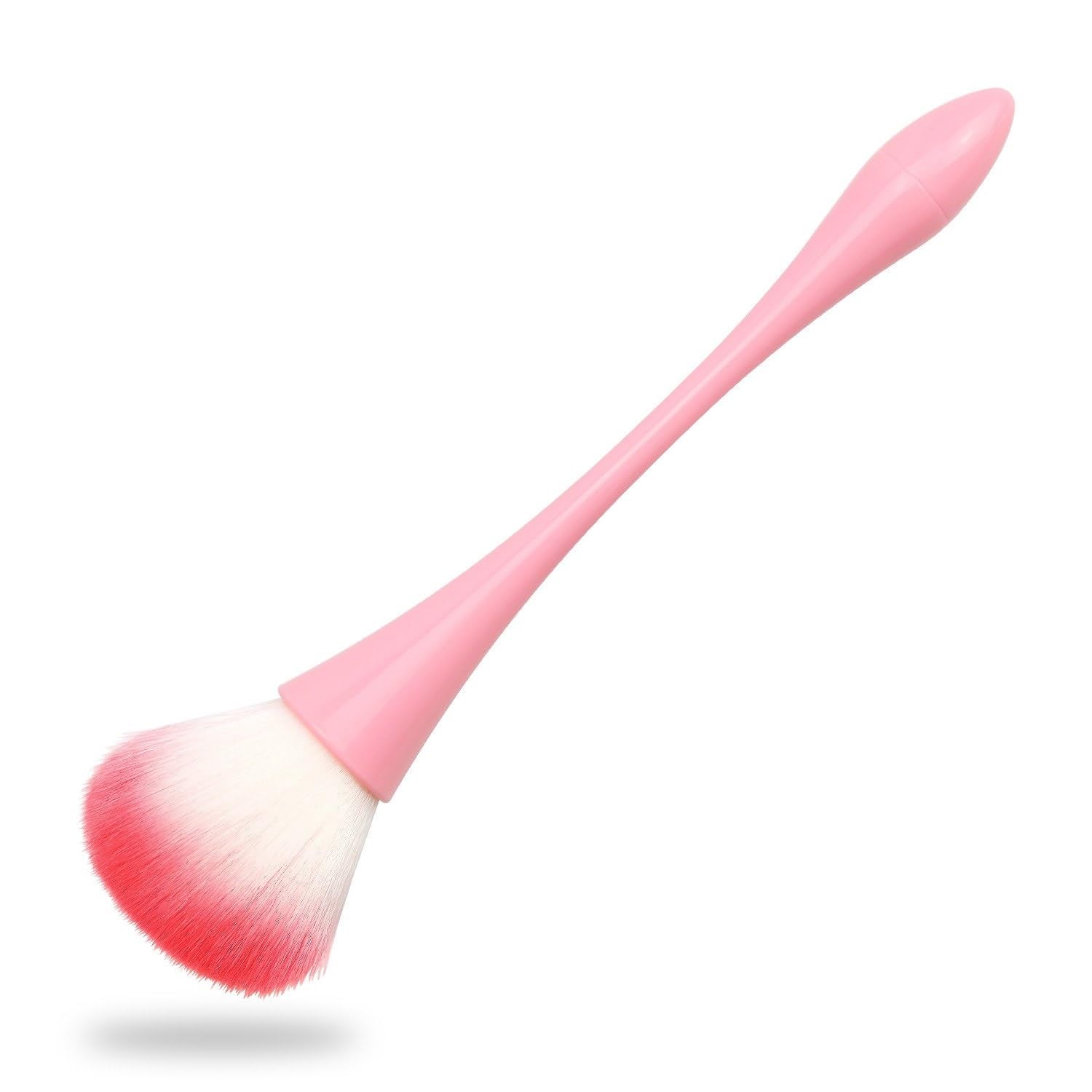 Soft Nail Art Dust Remover Brush with Long Handle - Professional Manicure Tool for Acrylic Gel & Mineral Powder - Makeup Blush Brush for Perfect Nail Art & Beauty Salon Use