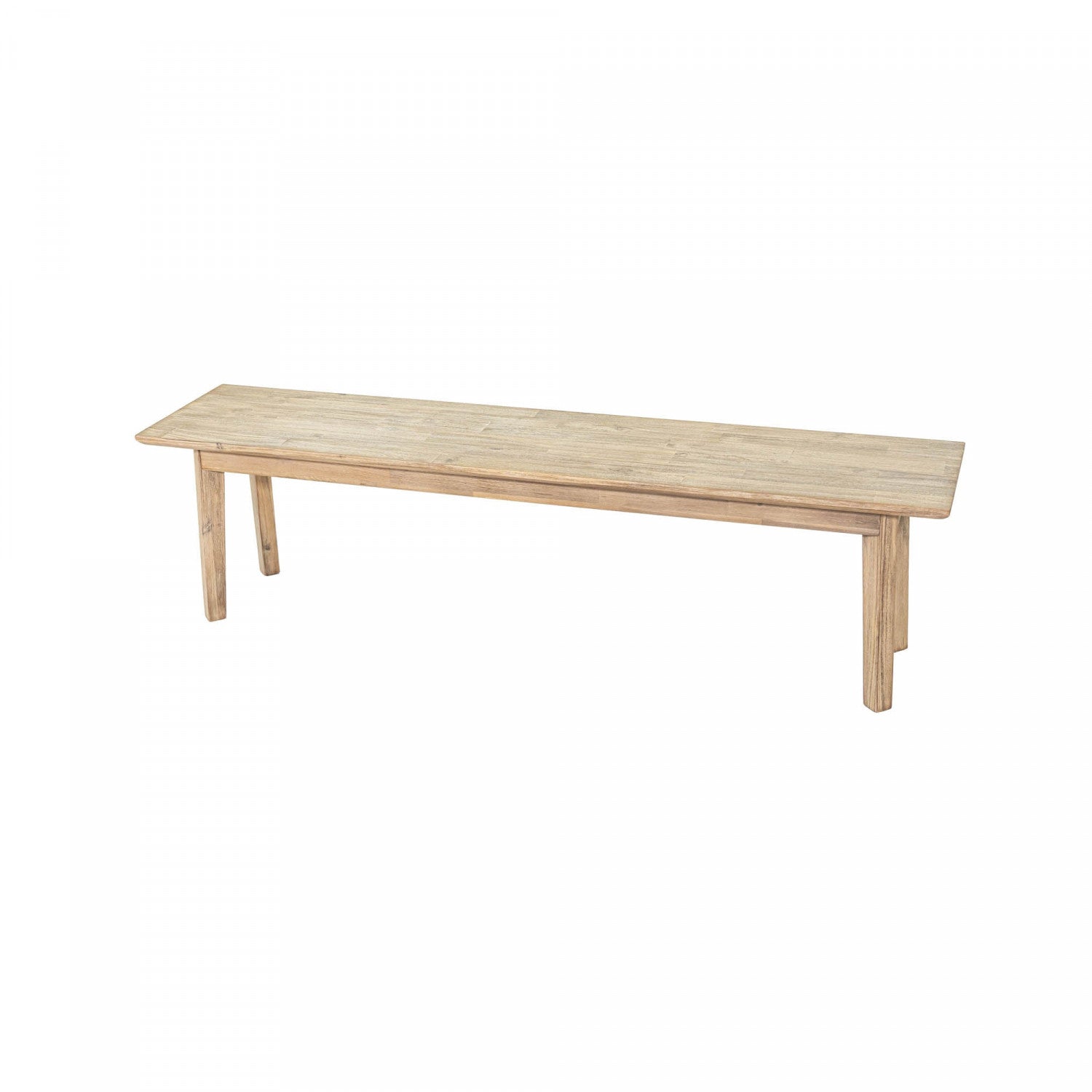 Abenra Bench Light Driftwood - Modern Wooden Entryway Bench with Natural Finish | Perfect for Hallway, Living Room & Bedroom Decor