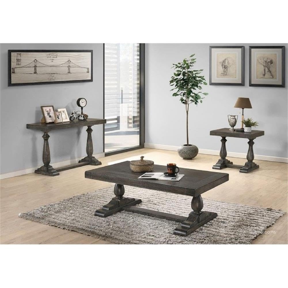 Best Transitional Living Room Coffee Table - Modern Gray Master Furniture for Home Decor | Perfect for Living Rooms, Offices & Small Spaces