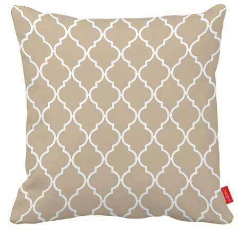 Geometric Coral Beige Pillow Cover - Modern Home Decor for Living Room, Bedroom & Sofa
