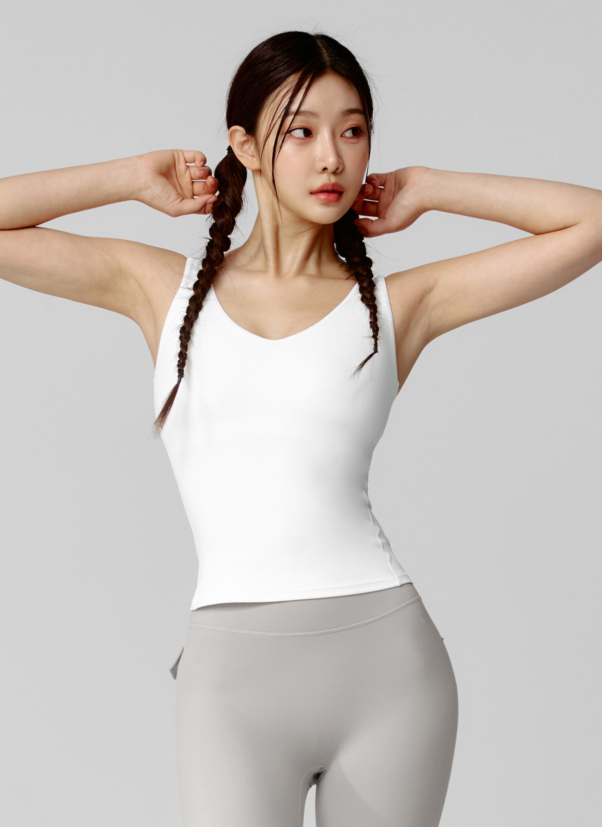 Black Label Signature Breathe V-Neck Tank Top for Women - Soft Comfortable Workout & Yoga Tops - Perfect for Gym, Running, and Casual Wear