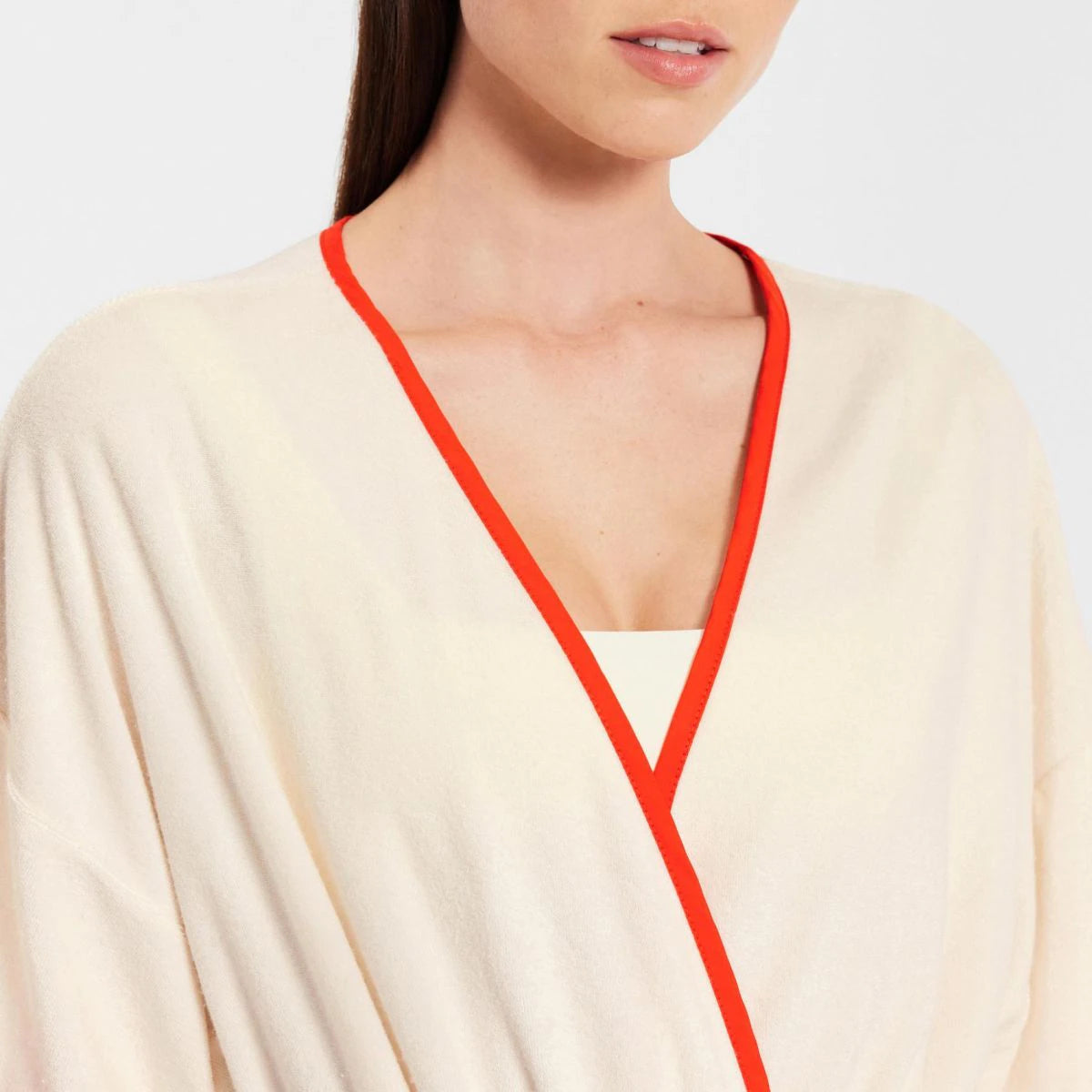 Sheridan Freddie Robe in Salt - Soft & Luxurious Bathrobe for Women - Perfect for Spa, Relaxation & Lounging at Home