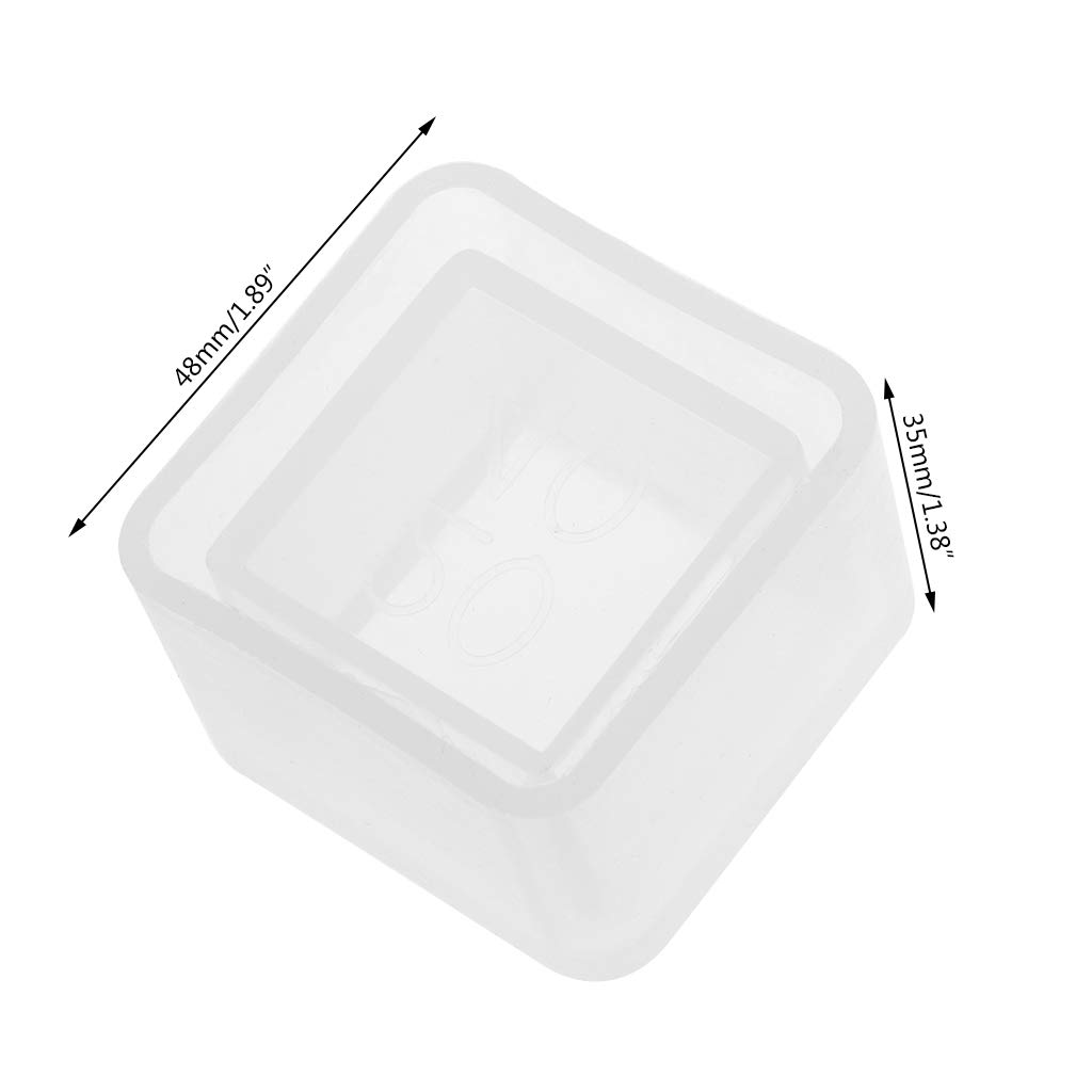 DIY Silicone Cube Flower Pot Mold - Cement Concrete Planter & Soap Making Molds for Garden, Home Decor, and Handmade Crafts | Perfect for DIY Projects, Wedding Favors, and Unique Gifts