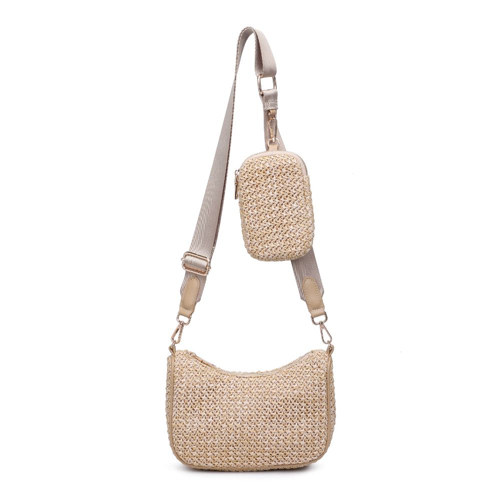 Stylish Joss Straw Crossbody Bag for Women - Boho Chic Handwoven Purse with Adjustable Strap - Perfect for Beach, Travel, and Everyday Use