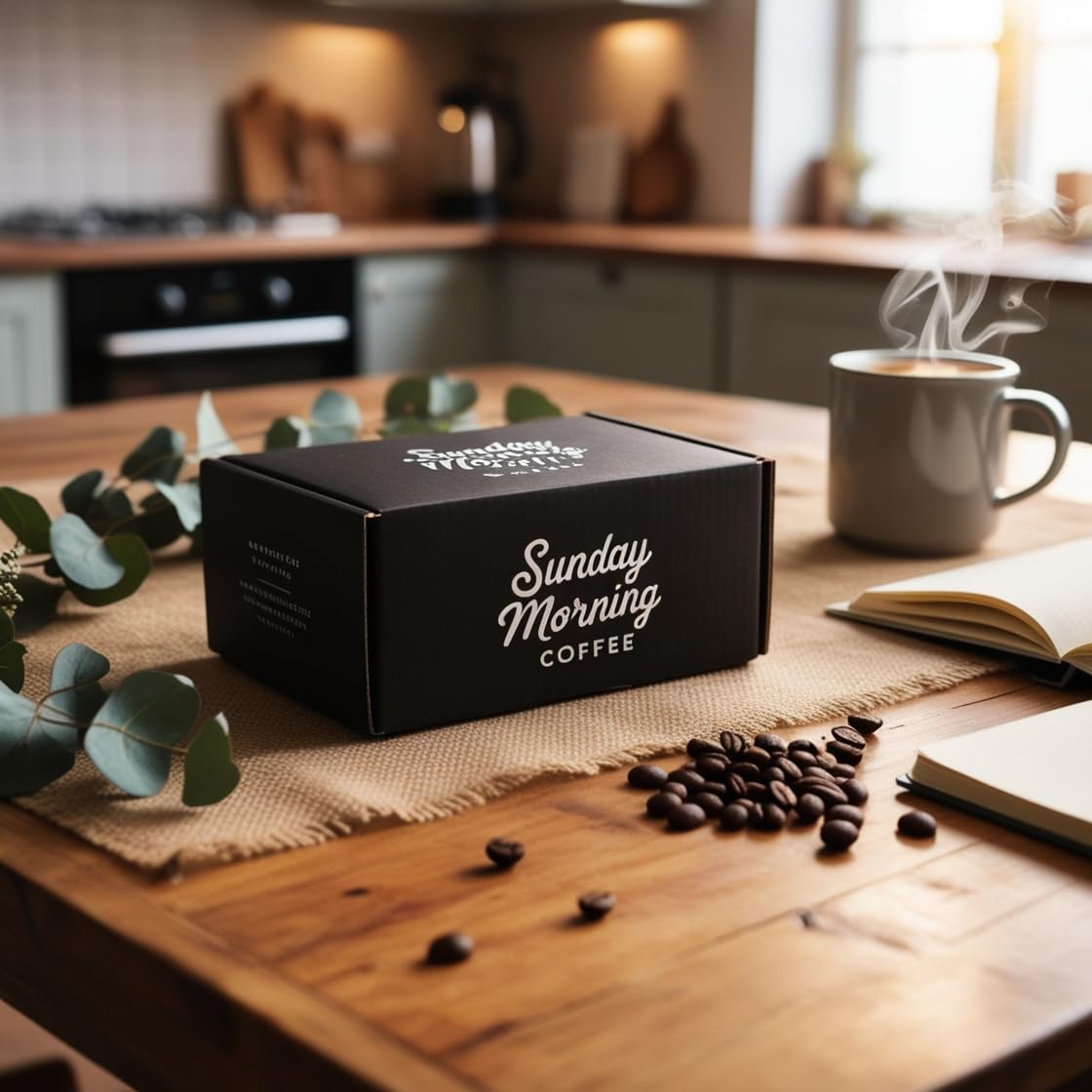 Sunday Morning Coffee Sampler Box - Premium Gourmet Coffee Variety Pack for Home & Office - Perfect for Breakfast, Gifts & Relaxation