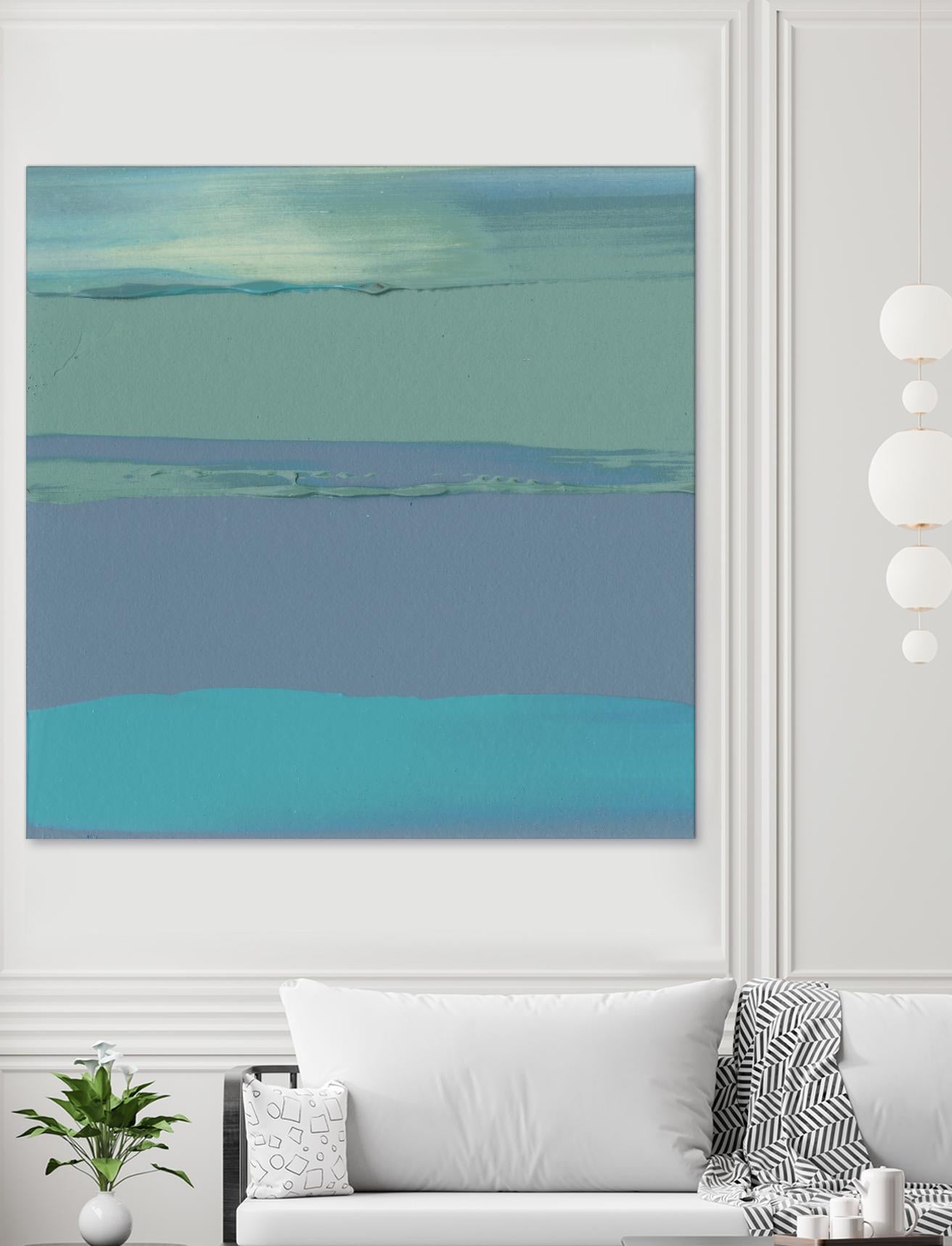 Blue Coast II - Premium Quality Home Decor & Coastal Style Wall Art for Living Room, Bedroom, or Beach House Decorations | Perfect for Coastal, Nautical & Seaside Themed Interiors