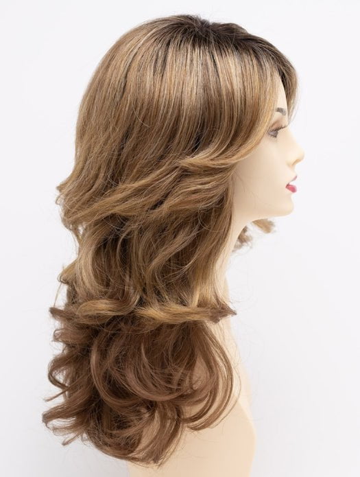 Christine Mono Part Synthetic Wig - Natural Looking Heat Resistant Hairpiece for Women - Perfect for Cosplay, Daily Wear & Special Occasions