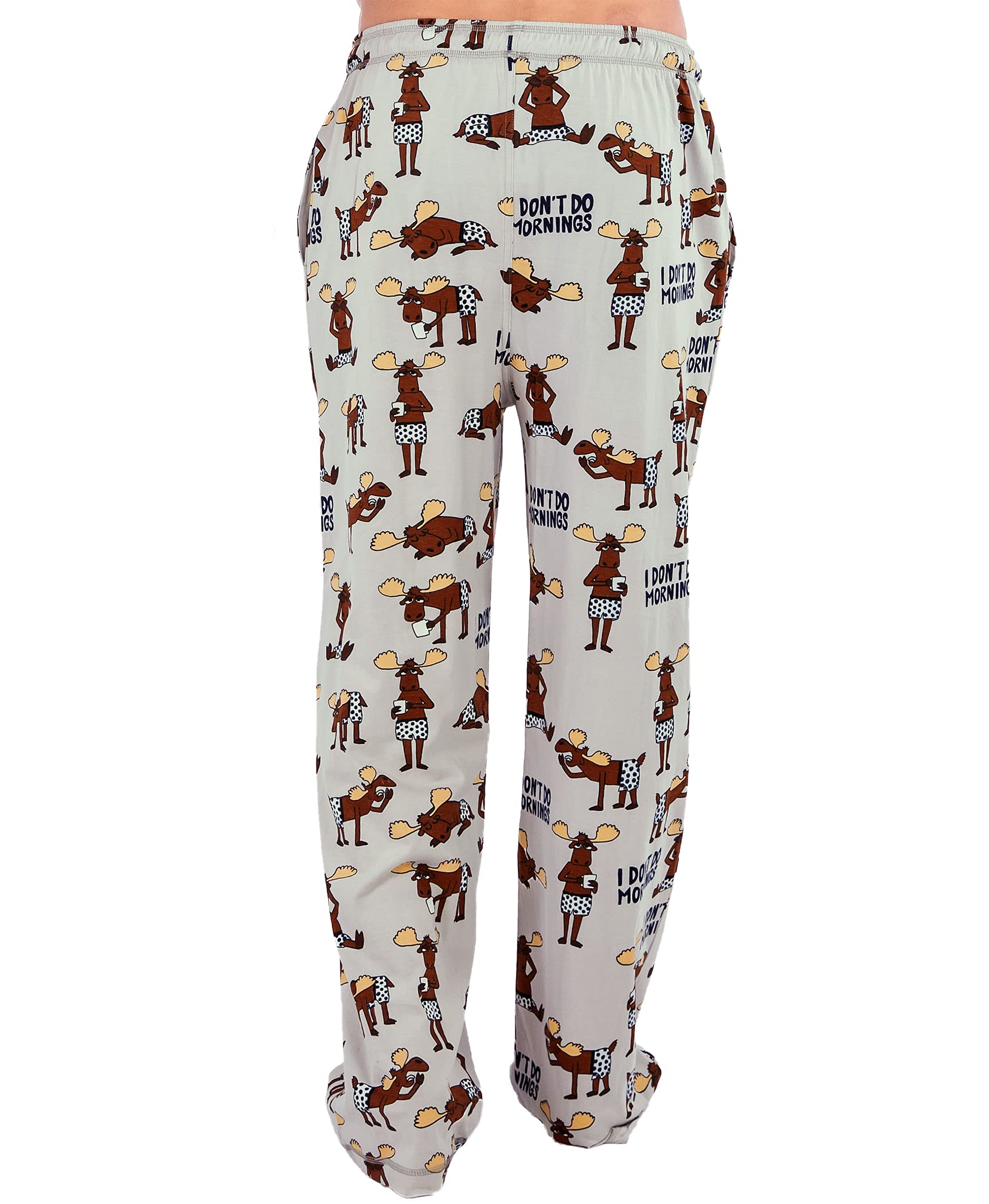 **Cozy Men's Animal Print Pajama Pants - Soft Lounge Pants for Relaxing at Home, Sleeping & Casual Wear**