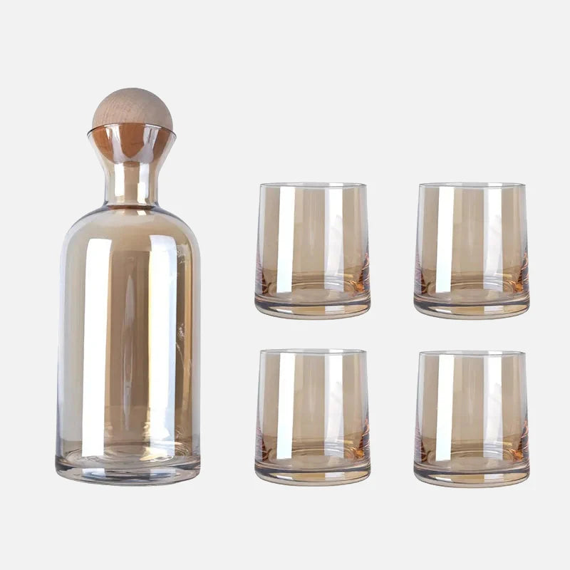 Premium Crystal Drinkware Set - Elegant Glassware for Wine, Cocktails & Water - Perfect for Parties, Weddings & Home Entertaining
