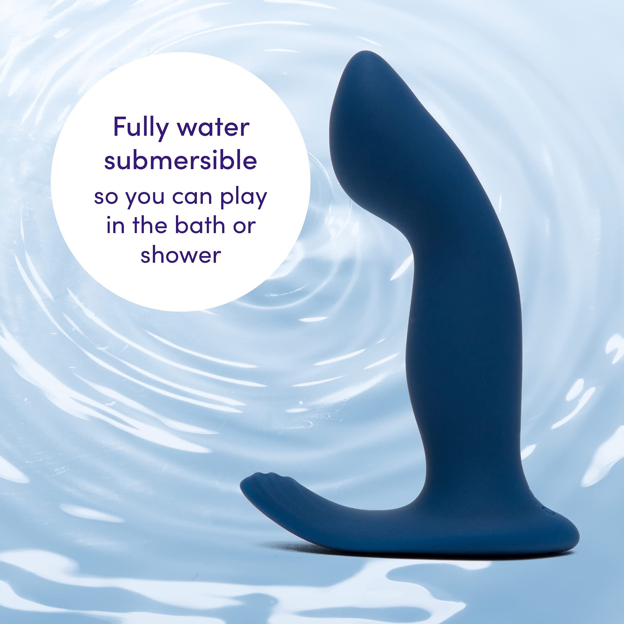 Lovehoney Ignite 20-Speed Vibrating Prostate Massager - Waterproof Silicone Anal Stimulator for Men & Couples | Blue Adult Sex Toy for Enhanced Pleasure & Intimate Play | Perfect for Solo Exploration & Partnered Adventures