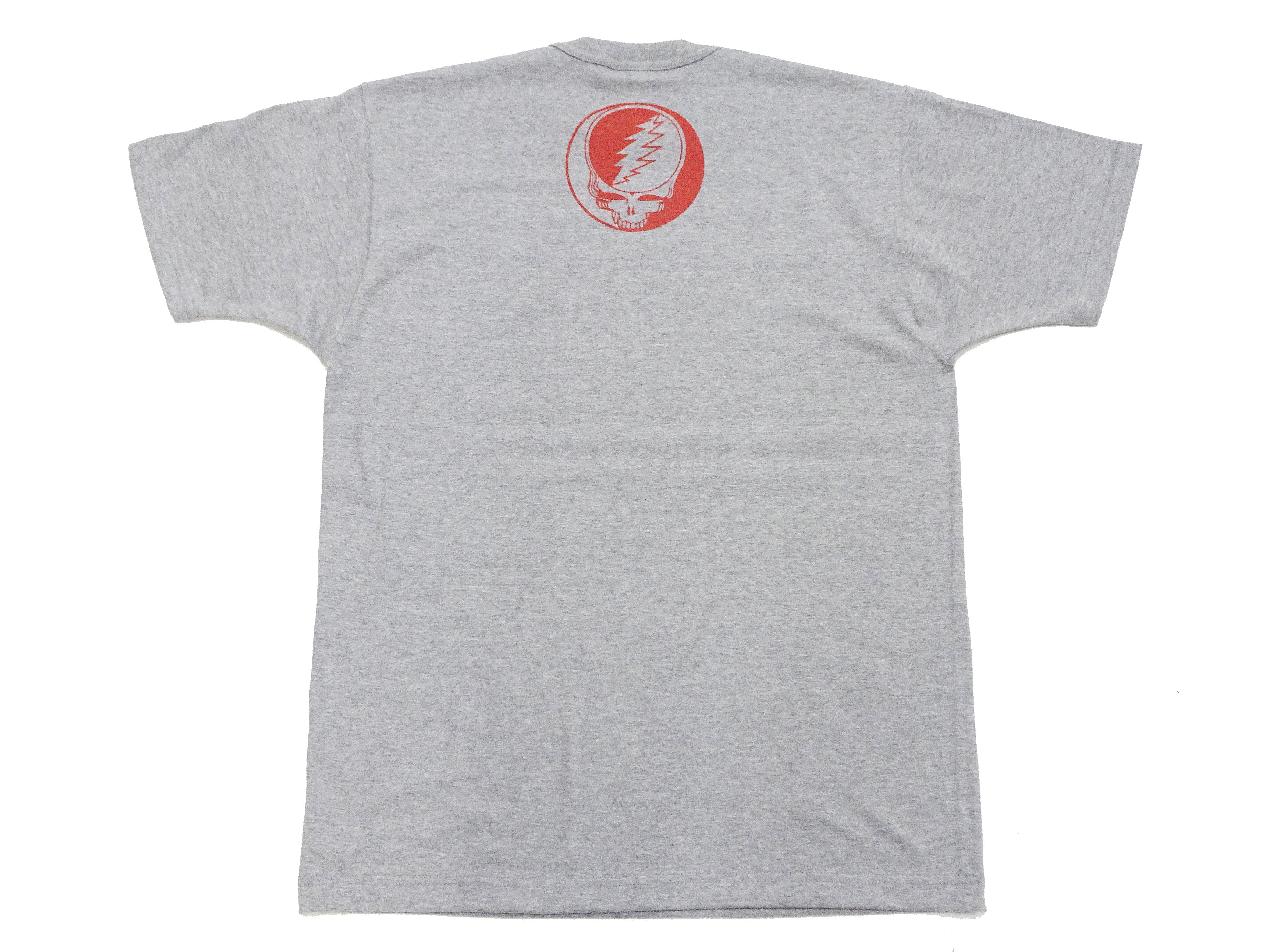 TOYS McCOY Men's Grateful Dead Dancing Bears Short Sleeve T-Shirt | Raw/Unwashed Loopwheel Tee | TMC2315-021 Heather Gray | Vintage Band Merch for Concerts & Casual Wear