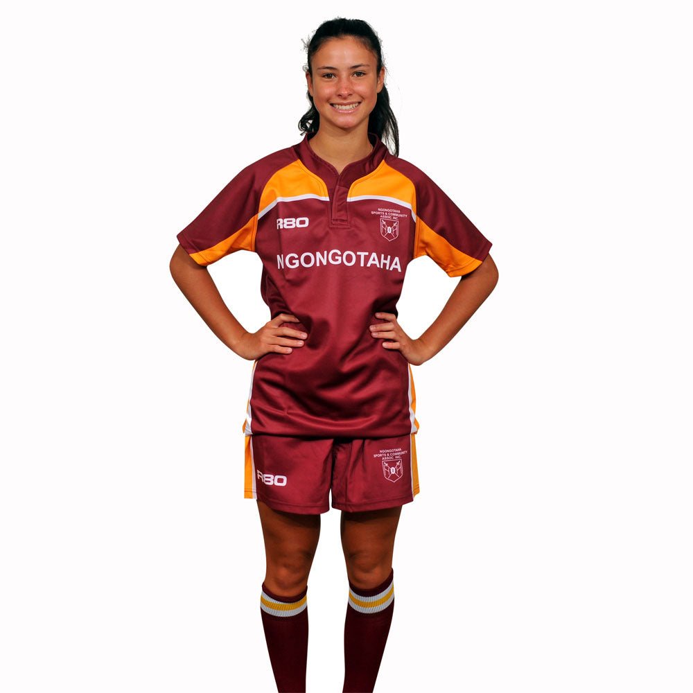 Girls and Women's Rugby & League Playing Strips - Breathable Sports Jerseys for Training & Matches - Perfect for Rugby, Touch Football, and Team Sports