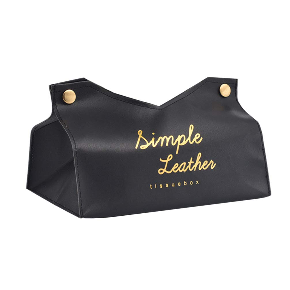 1pc PU Leather Napkin Holder Box - Stylish Paper Towel & Napkin Storage Container for Kitchen, Dining Table, Office, and Restaurant Use
