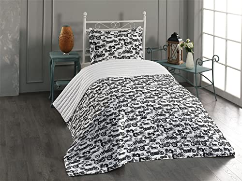 White Charcoal Grey