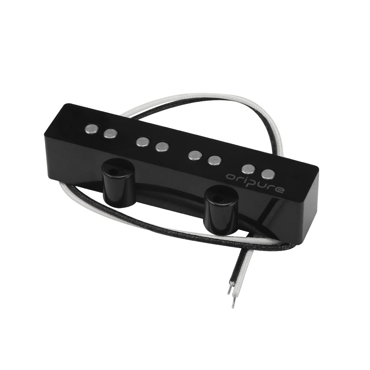 OriPure Alnico 5 J Bass Pickups - Open Style Neck Pickup for 4-String JB Bass Guitar Replacement - Perfect for Jazz Bass Upgrades & DIY Guitar Mods