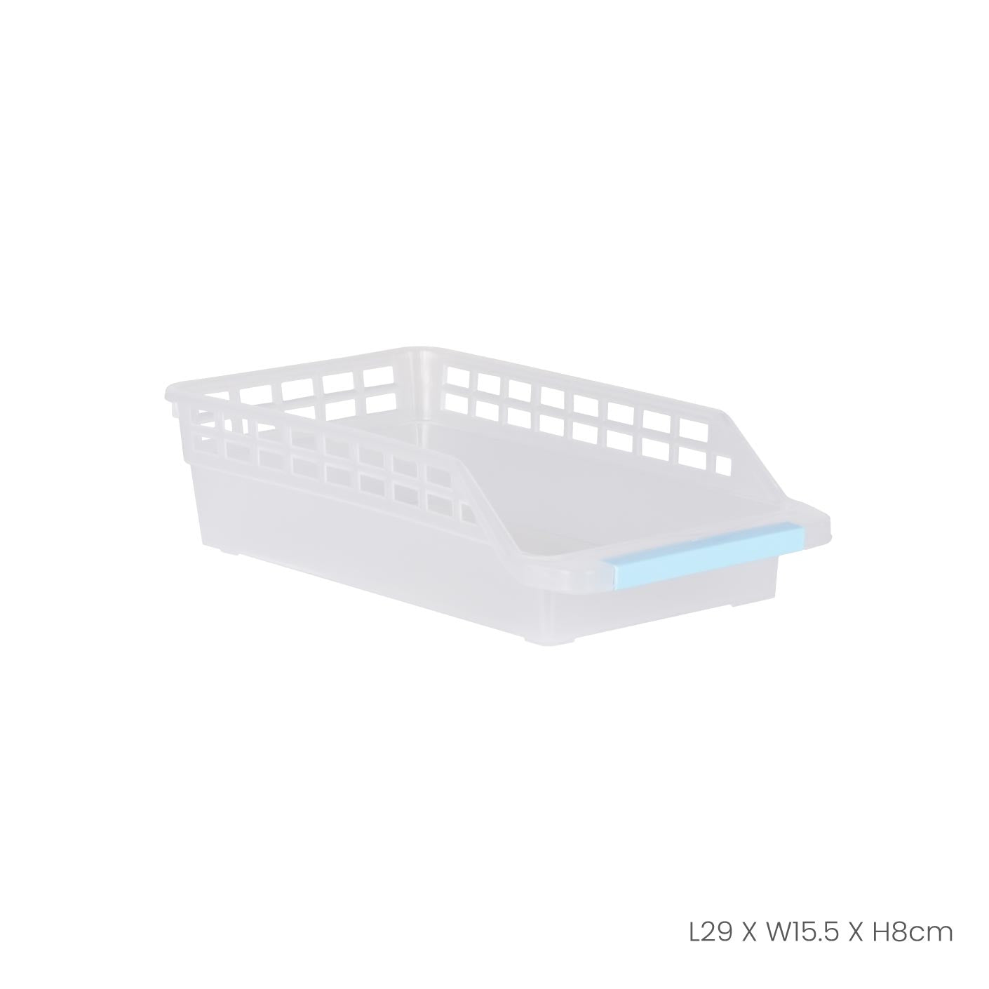 Multi Mesh Tray (7402) - Stackable Storage Organizer for Kitchen, Bathroom, Office & Garage - Durable Plastic Mesh Bins for Organizing Utensils, Toys, Tools & More