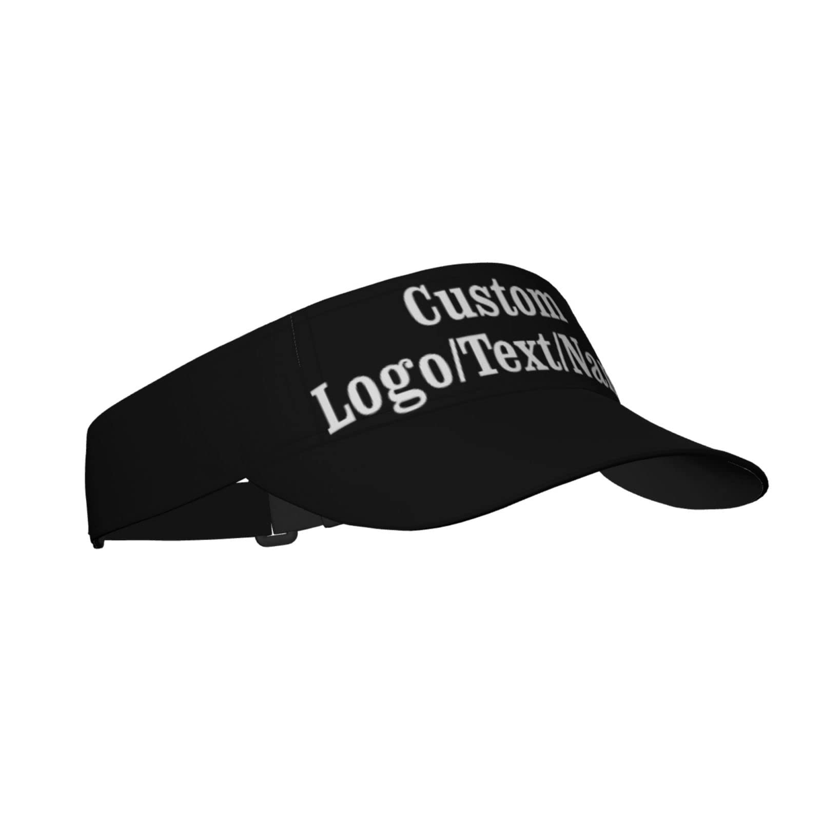 Custom Unisex Sport Sun Visor Hat with Personalized Logo/Text - Breathable UV Protection for Men & Women - Perfect for Running, Golf, Tennis & Outdoor Activities