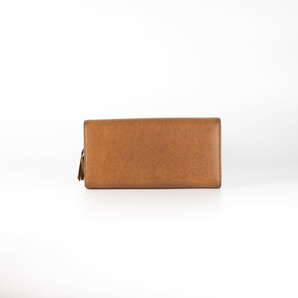 Balenciaga City Long Wallet in Dark Beige - Premium Leather Zip Around Wallet for Women - Perfect for Everyday Use, Travel & Business