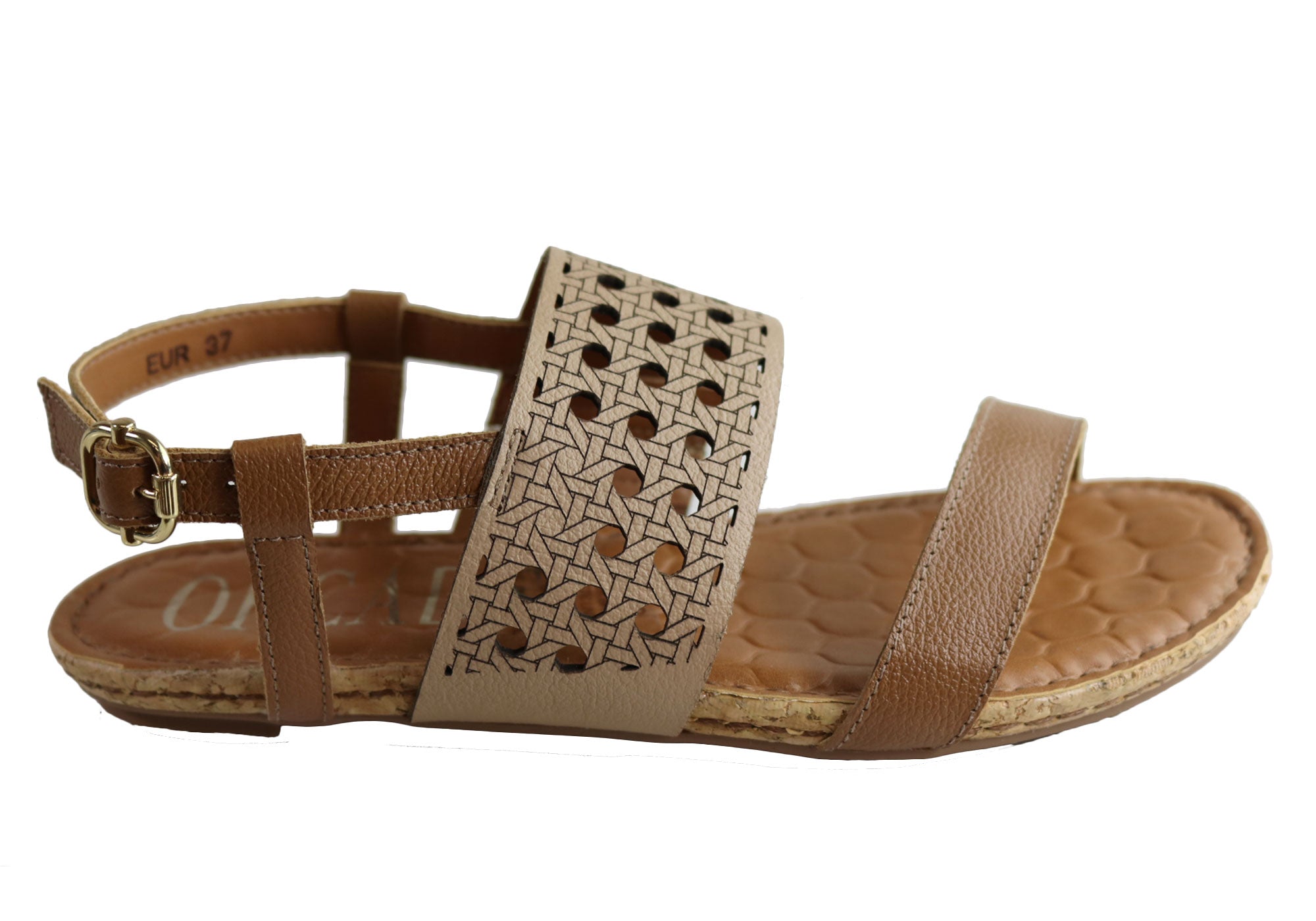 Orcade Gismo Women's Comfortable Leather Sandals - Handmade in Brazil - Perfect for Beach, Vacation & Summer Outfits