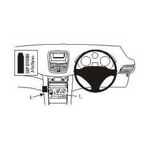 Peugeot 207 (2006-2014) No-Drill Angled Dash Mount - Secure Phone Holder for Hands-Free Navigation & Driving - Perfect for Road Trips & Commuting