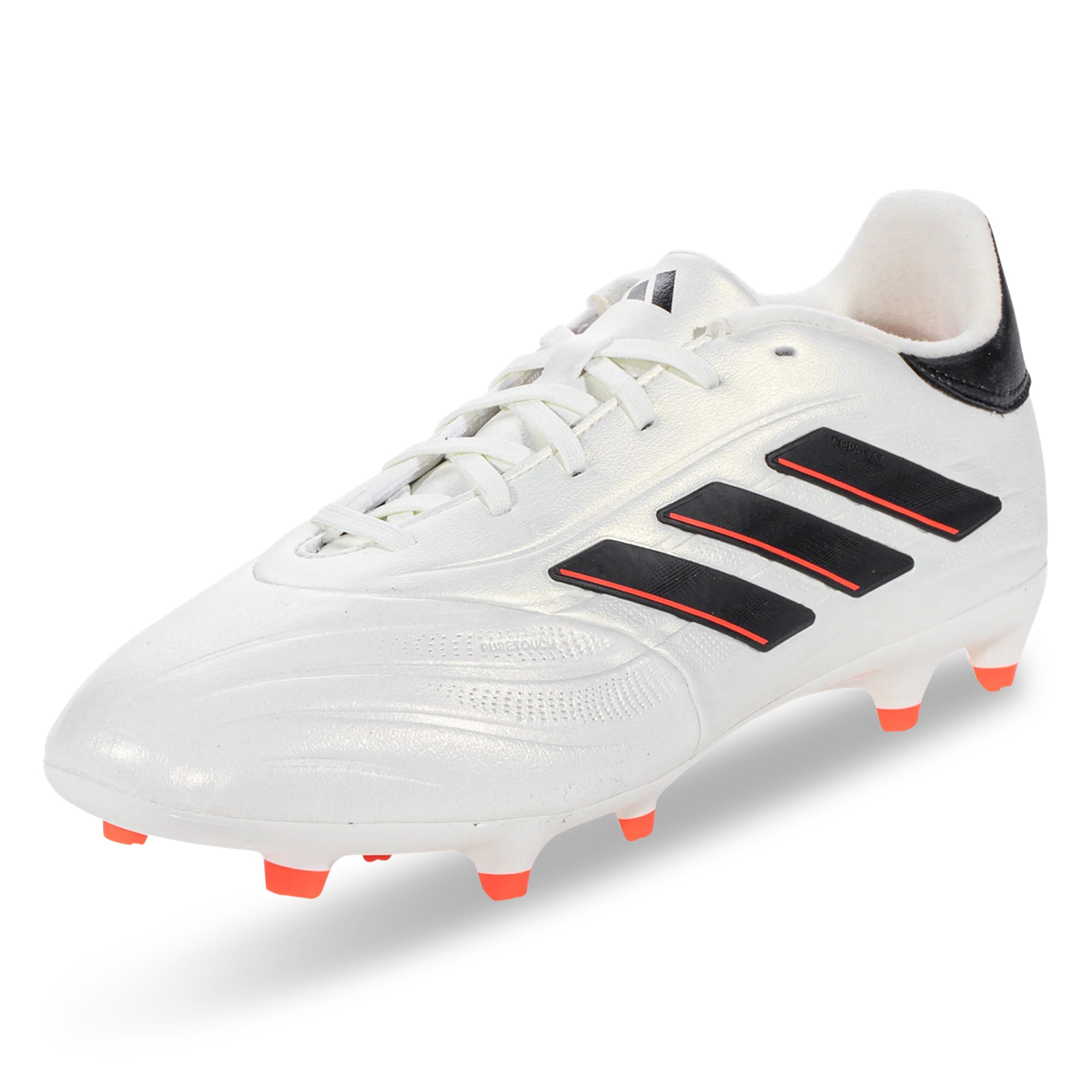 Adidas Copa Pure 2 League FG Soccer Cleats for Men - Firm Ground Football Shoes (Ivory/Core Black) | Perfect for Competitive Matches & Training Sessions