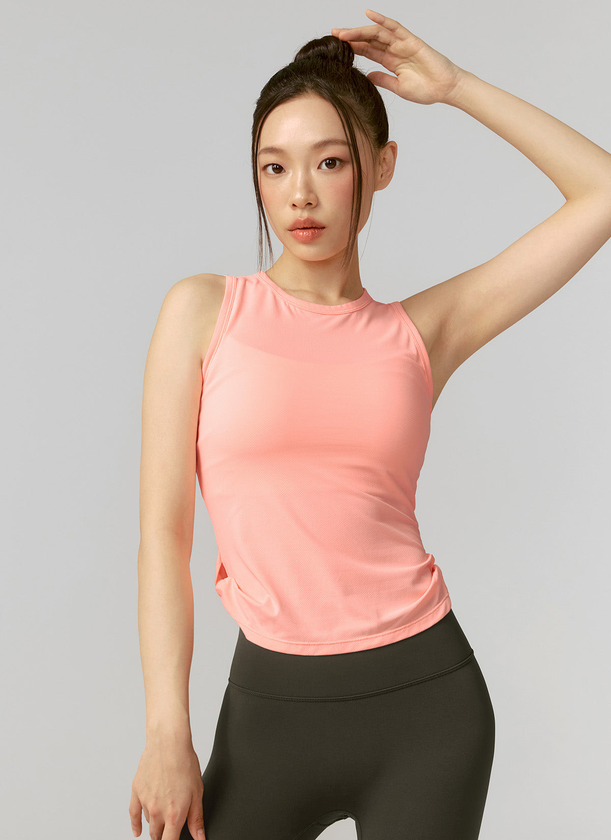 Breathable Air Mesh Side Twist Sleeveless Top for Women - Perfect for Yoga, Gym & Summer Outdoor Activities