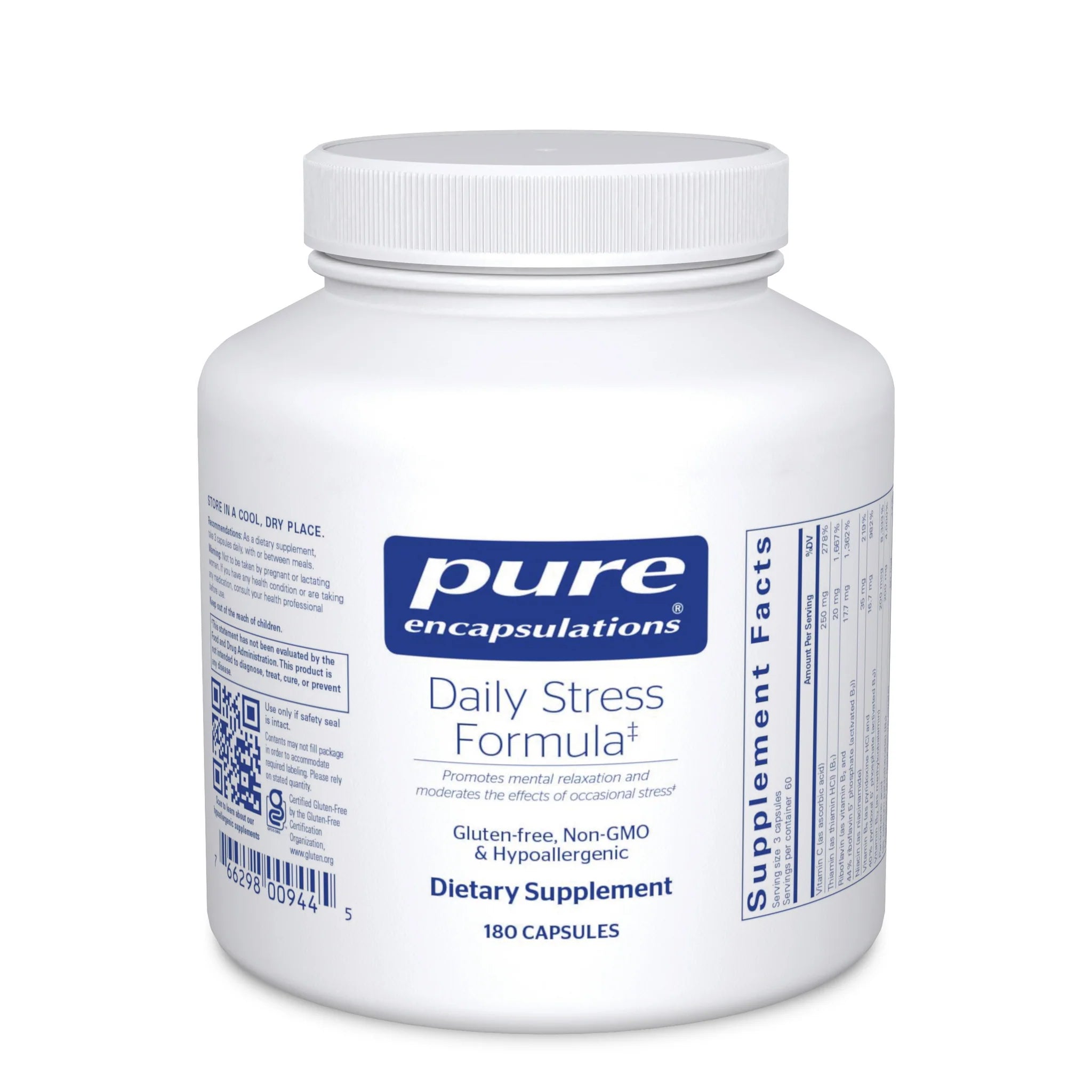 Daily Stress Relief Supplement - Natural Stress & Anxiety Support Formula for Relaxation & Mental Wellness - Perfect for Work, Study & Daily Life Balance