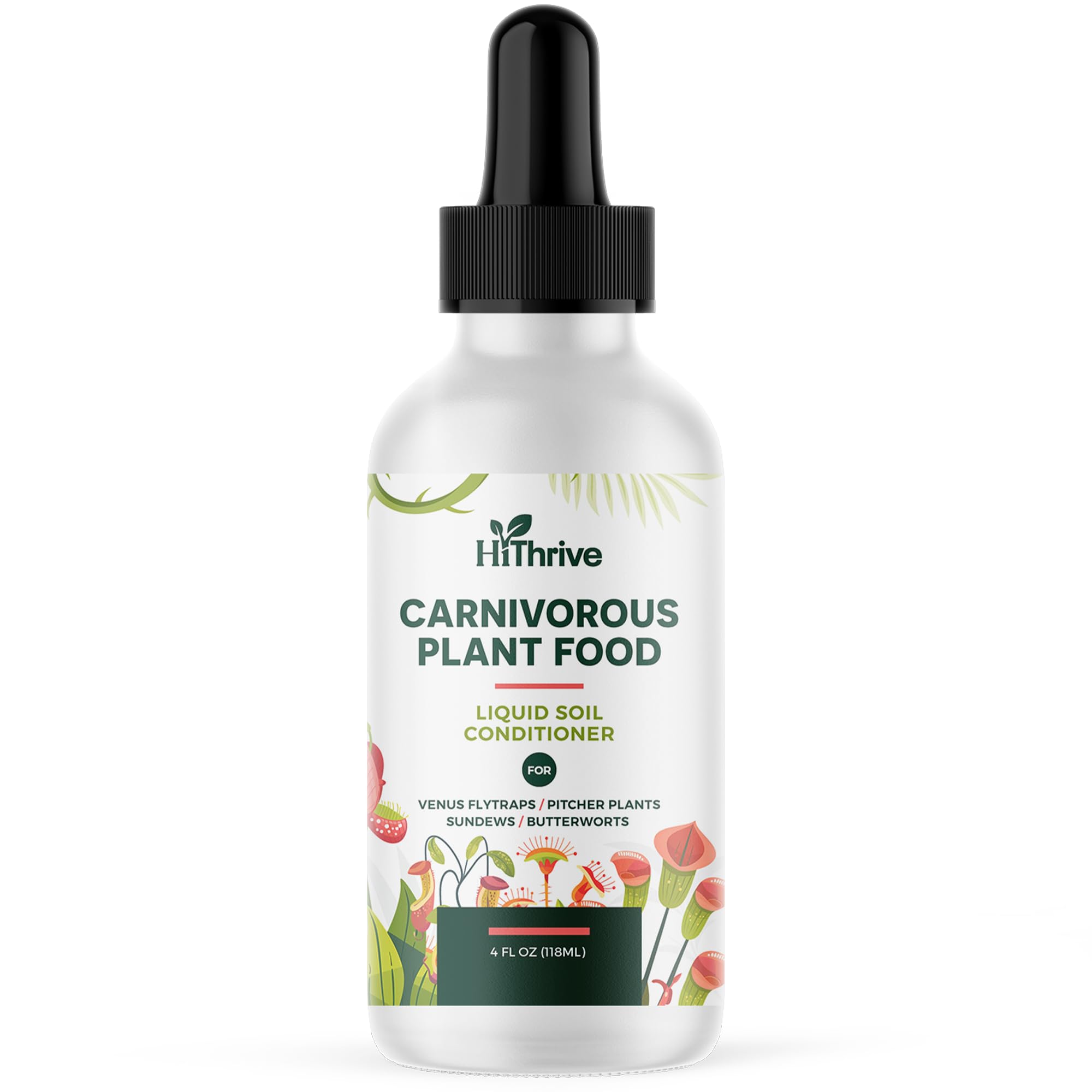 4oz Carnivorous Plant Food & Venus Fly Trap Fertilizer - Premium Liquid Plant Nutrients for Pitcher Plants, Sundews & Flytraps (Feeds 500+ Times) | Indoor & Outdoor Carnivorous Plant Care for Healthy Growth
