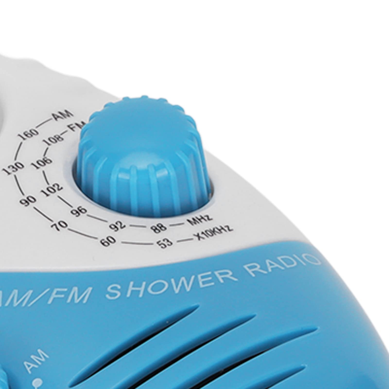 Yoidesu Waterproof Shower Radio - Portable AM/FM Bluetooth Speaker with Adjustable Volume & Top Handle - Perfect for Bathroom, Poolside, Beach & Outdoor Activities
