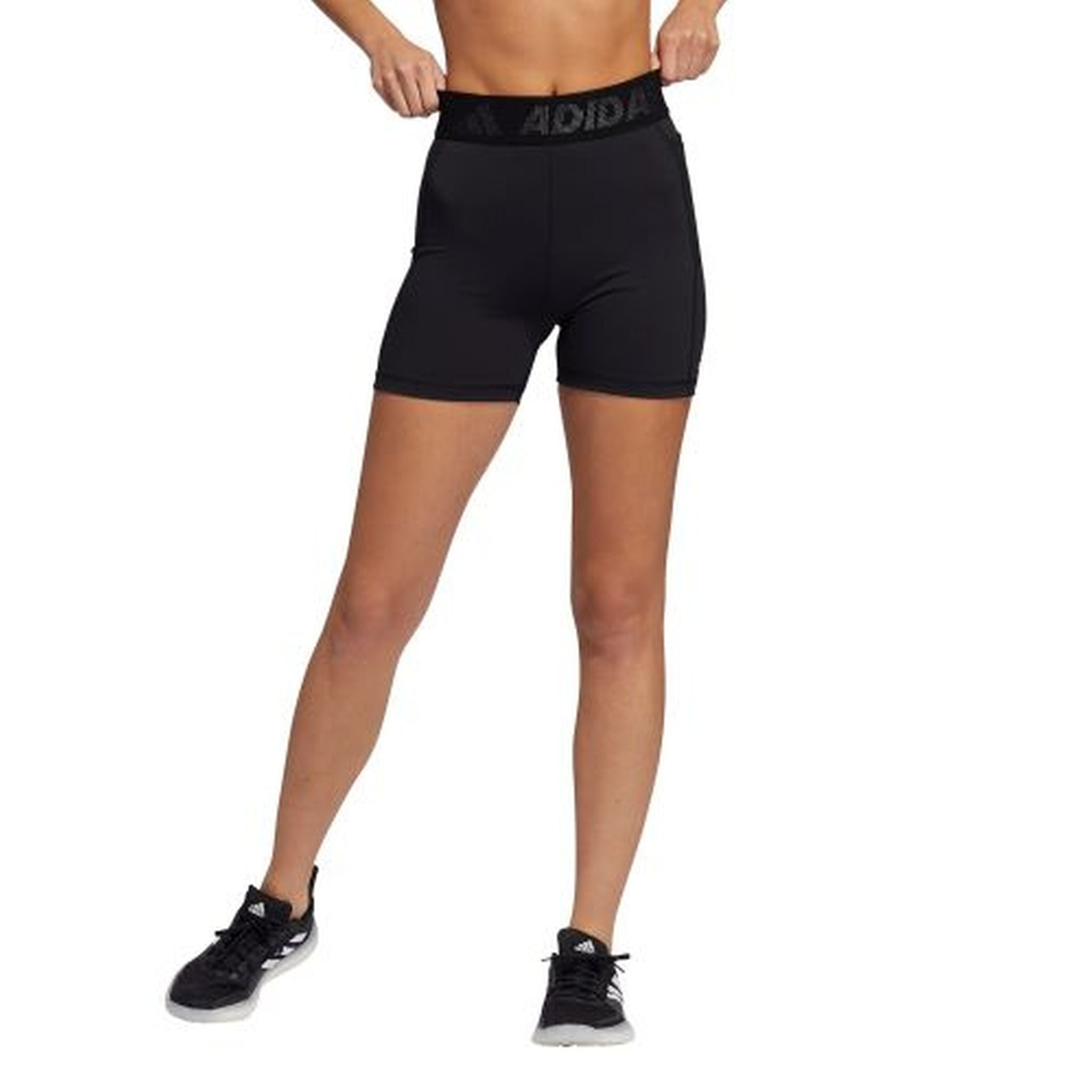 Adidas Women's Techfit Badge of Sport 3-Inch Running Shorts - High-Performance Workout & Gym Shorts for Women, Perfect for Running, Training & Fitness Activities