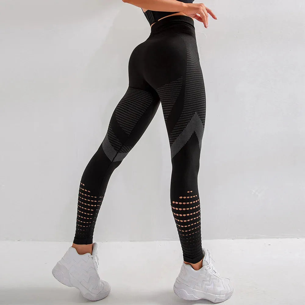 Sexy High Waist Seamless Leggings for Women - Push Up Workout Yoga Pants with Tummy Control - Perfect for Gym, Running, Fitness & Casual Wear