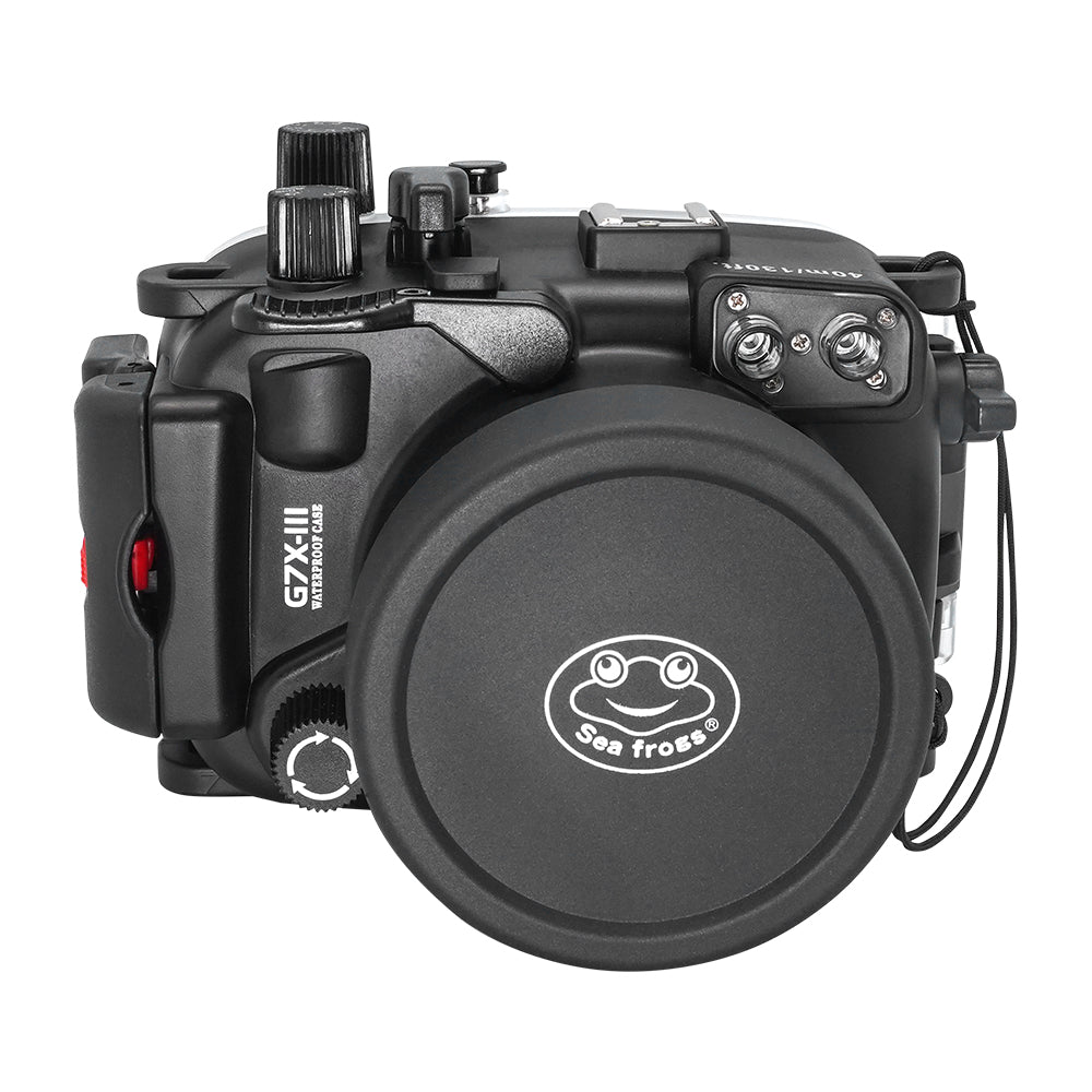 Canon PowerShot G7X Mark III Waterproof Camera Case - 40m/130ft Deep Underwater Housing for Scuba Diving & Snorkeling Photography
